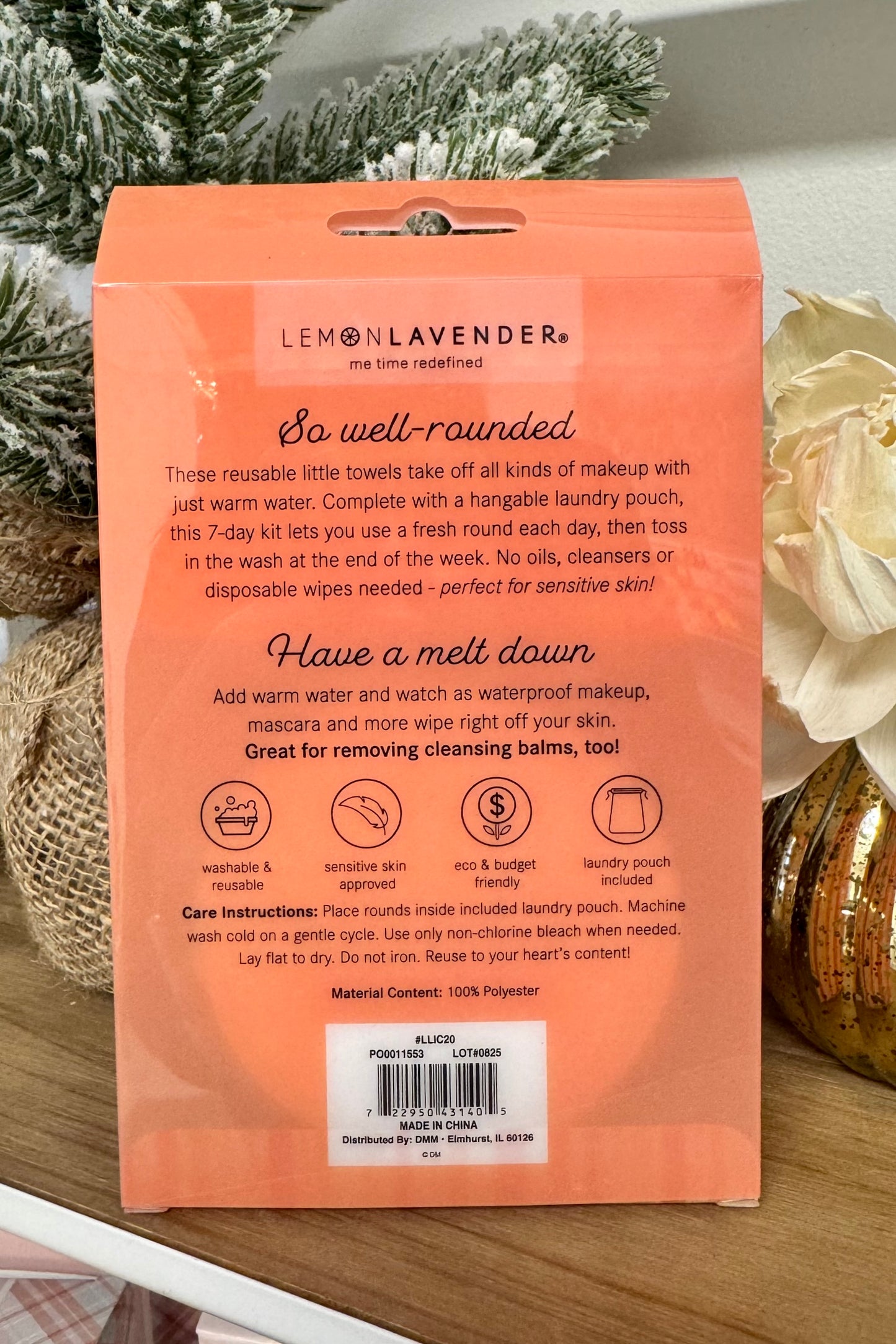 Lemon Lavender In The Clear Daily Makeup Removing Towel Set