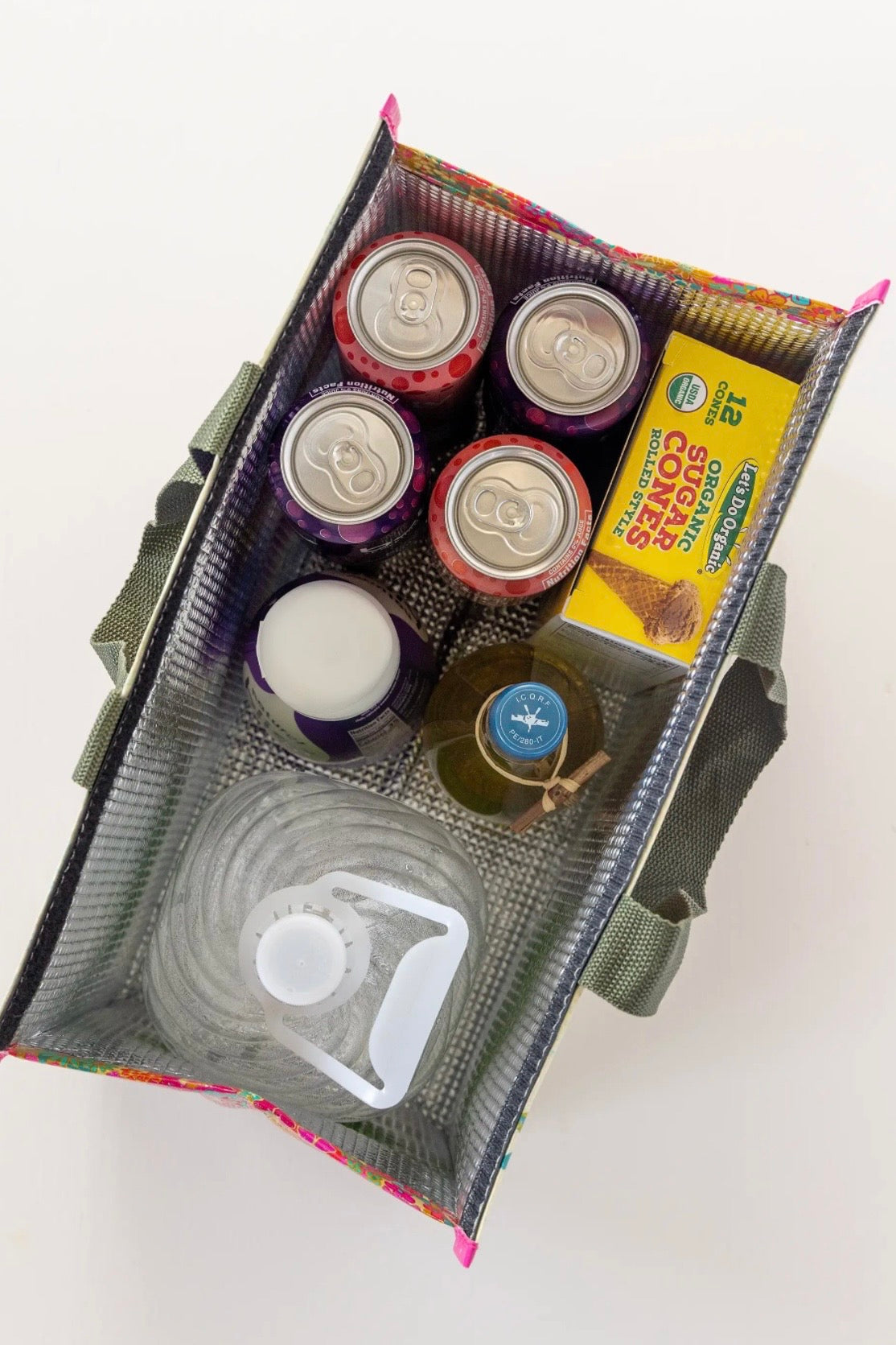 Natural Life Insulated Cooler Tote Bag- Fish