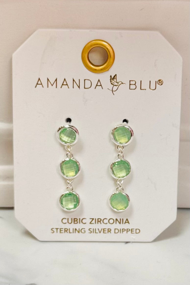 Amanda Blu Faceted CZ Collection in Silver