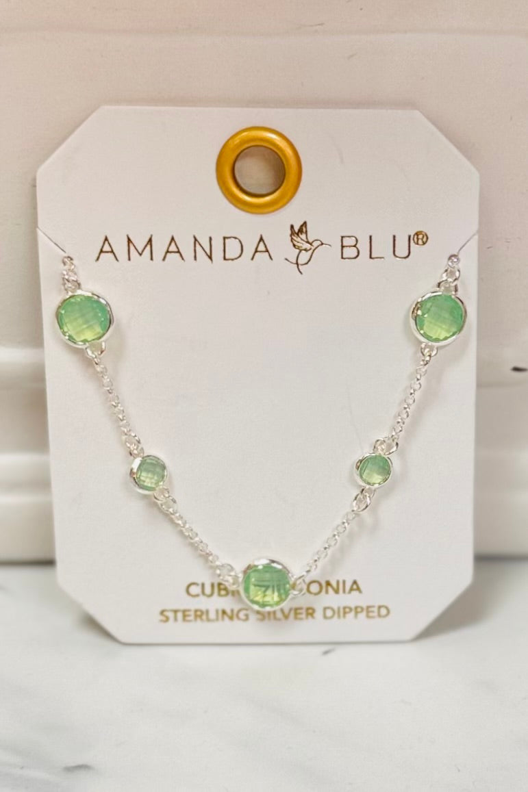 Amanda Blu Faceted CZ Collection in Silver