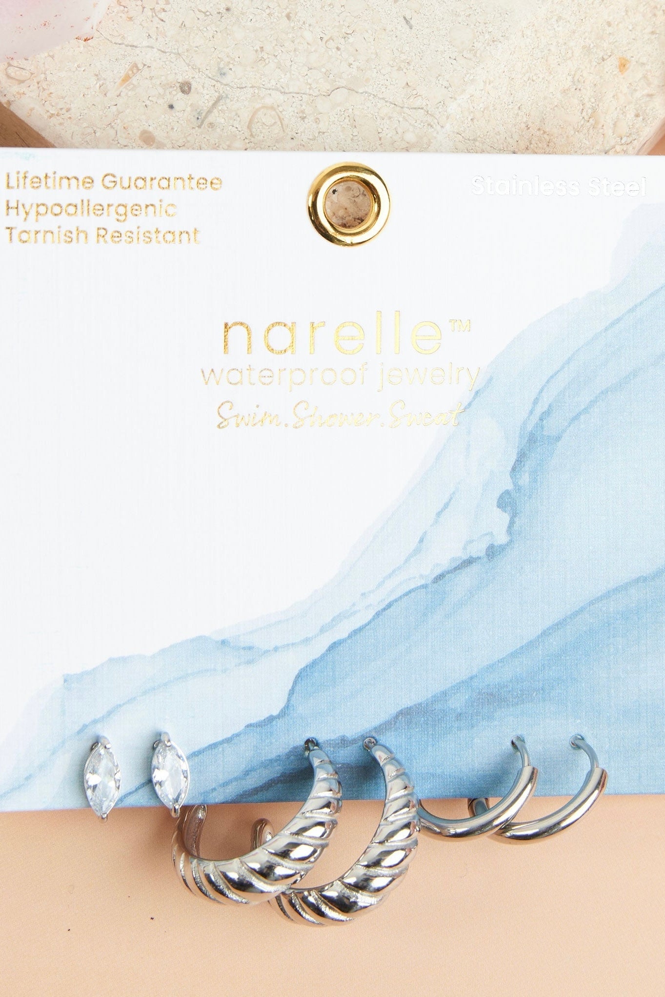 Narelle Waterproof Jewelry- Earrings Collection