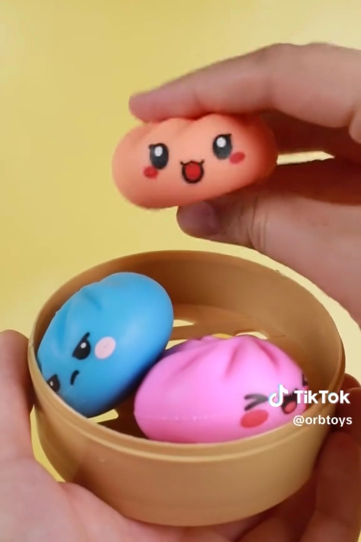 ORB Easy Sqweezy Dumplings Triplets Squishy