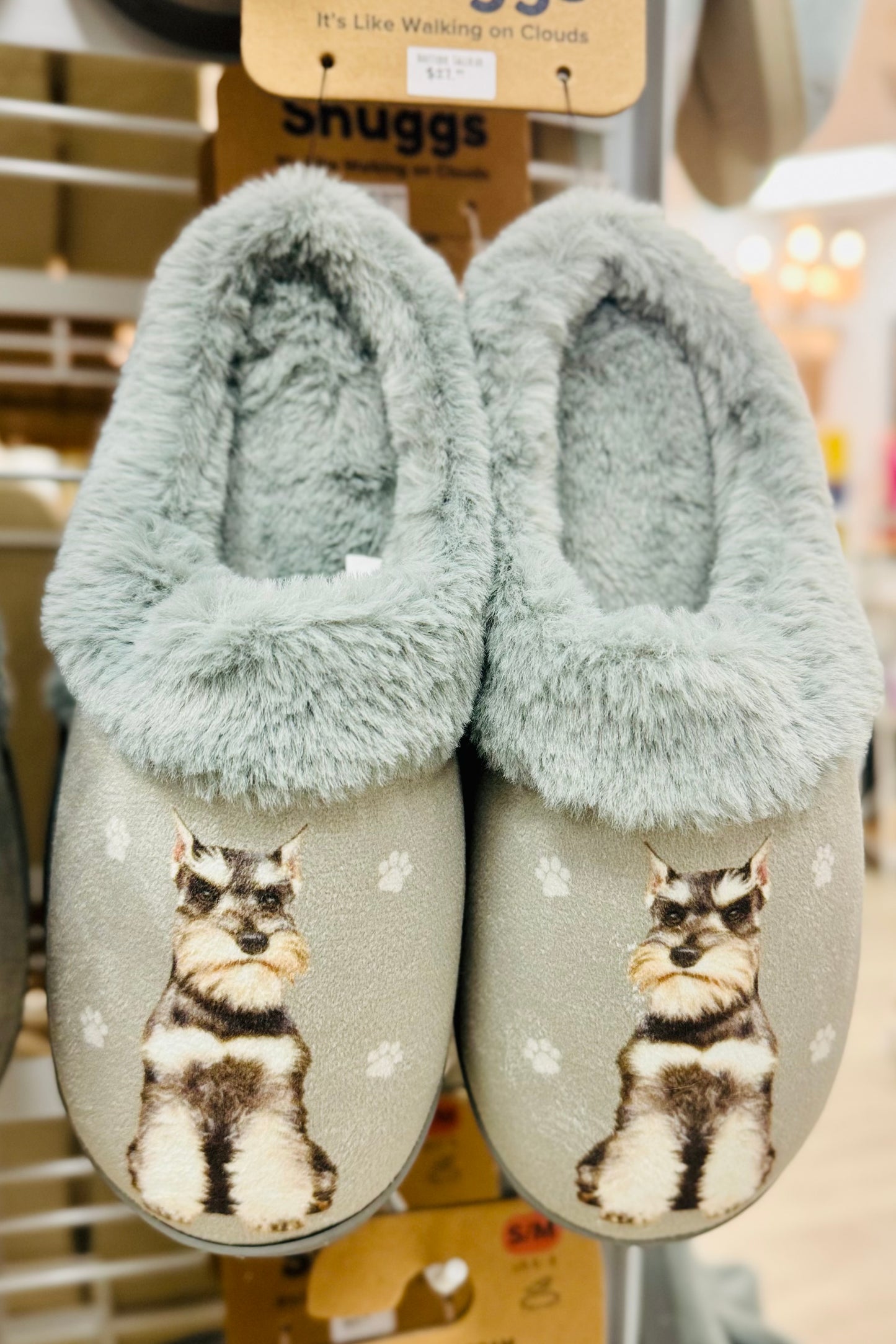 Snuggs Cozy Memory Foam Non-Slip Slippers- Favorite Pet Breeds Edition