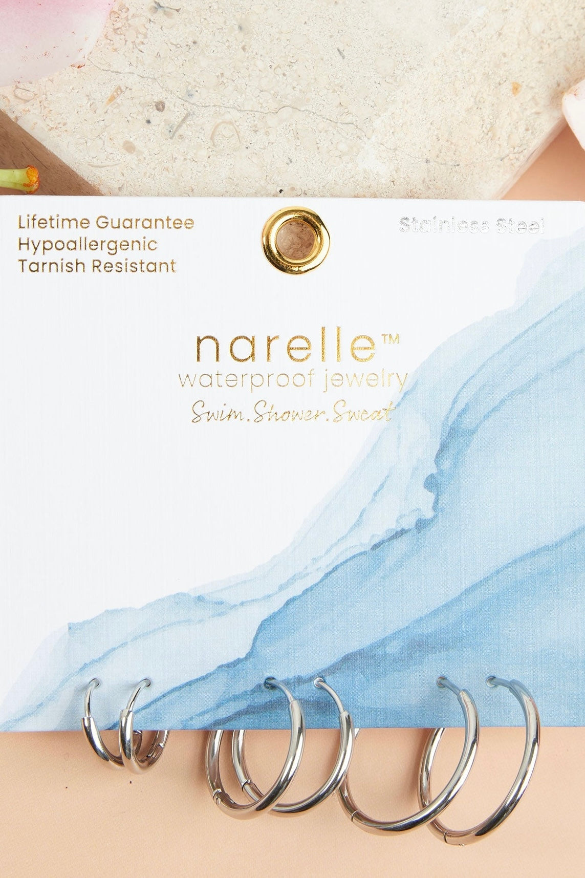 Narelle Waterproof Jewelry- Earrings Collection