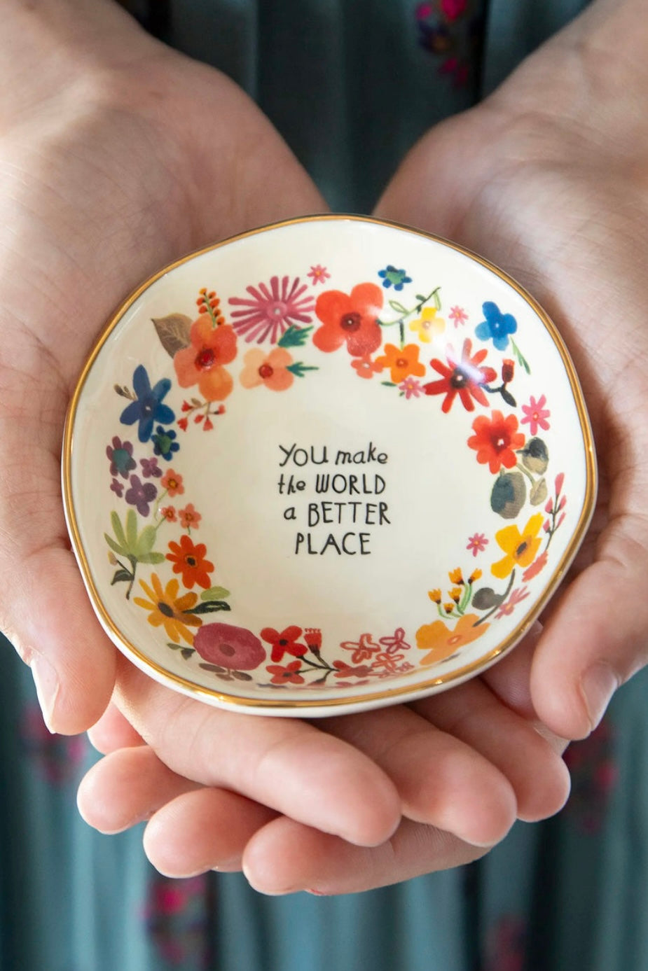 Natural Life Giving Trinket Bowl - You Make The World Better