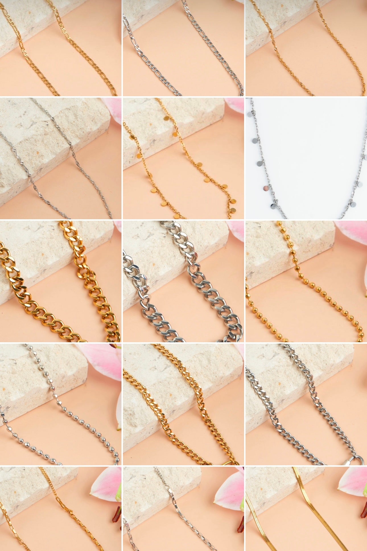 Narelle Waterproof Jewelry- Necklace Collection