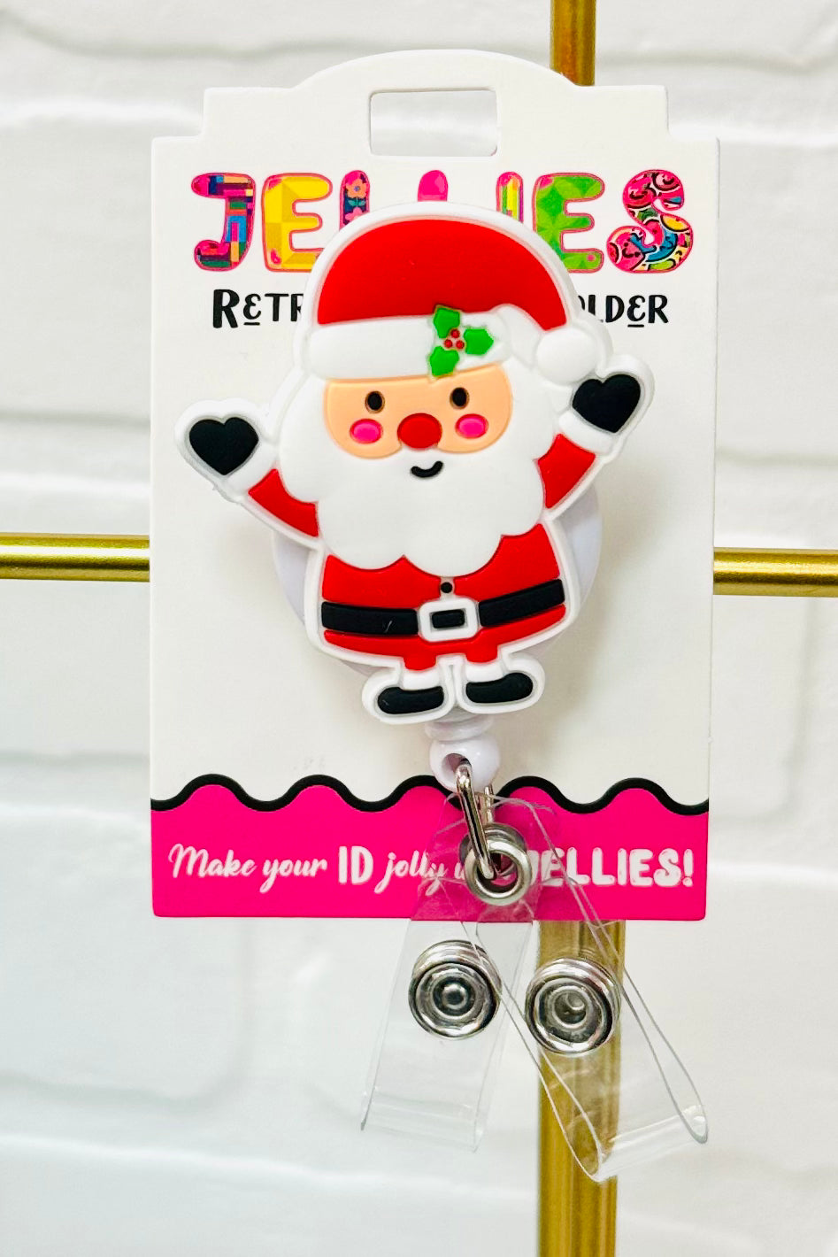 Jellies Retractable ID Badge Reel