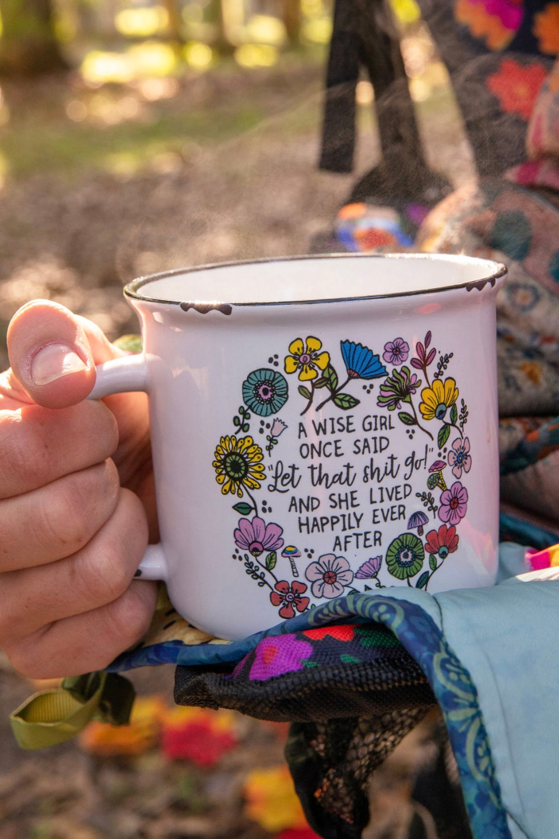 Natural Life Camp Mug- Wise Girl Once Said