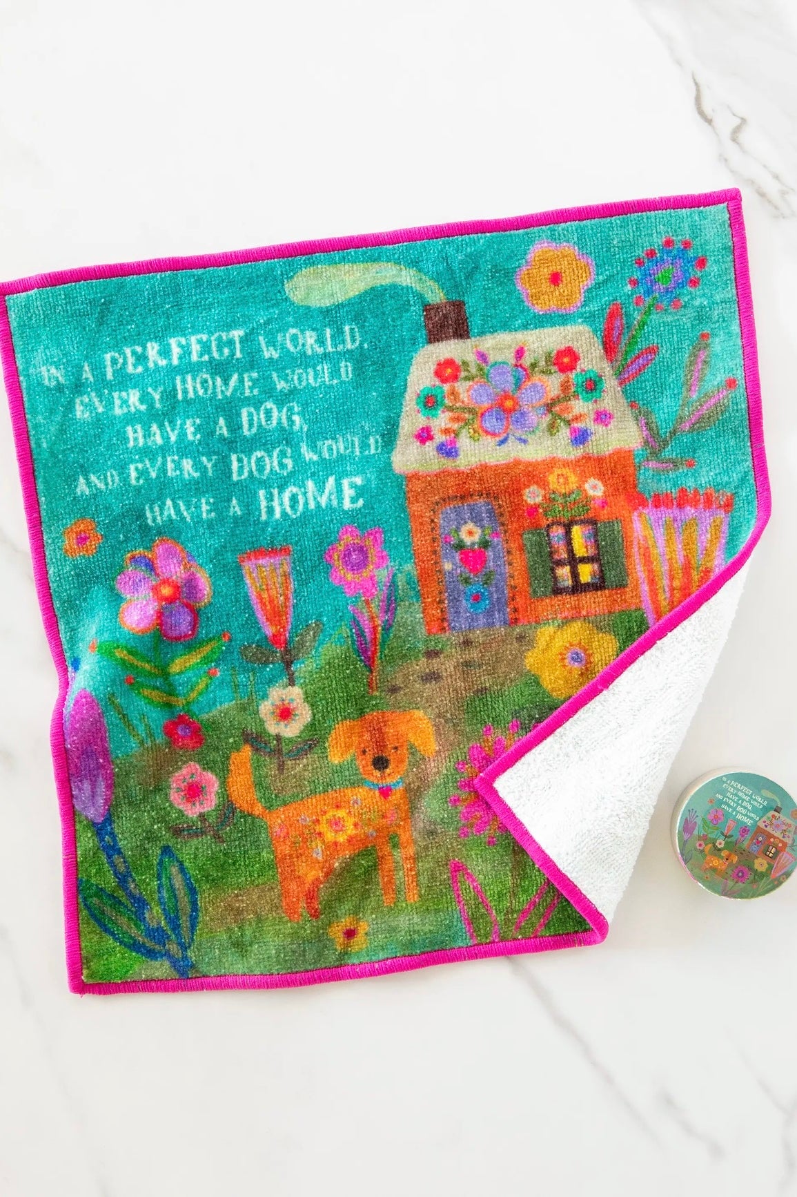 Natural Life So Soft Washcloth- Perfect World Dog