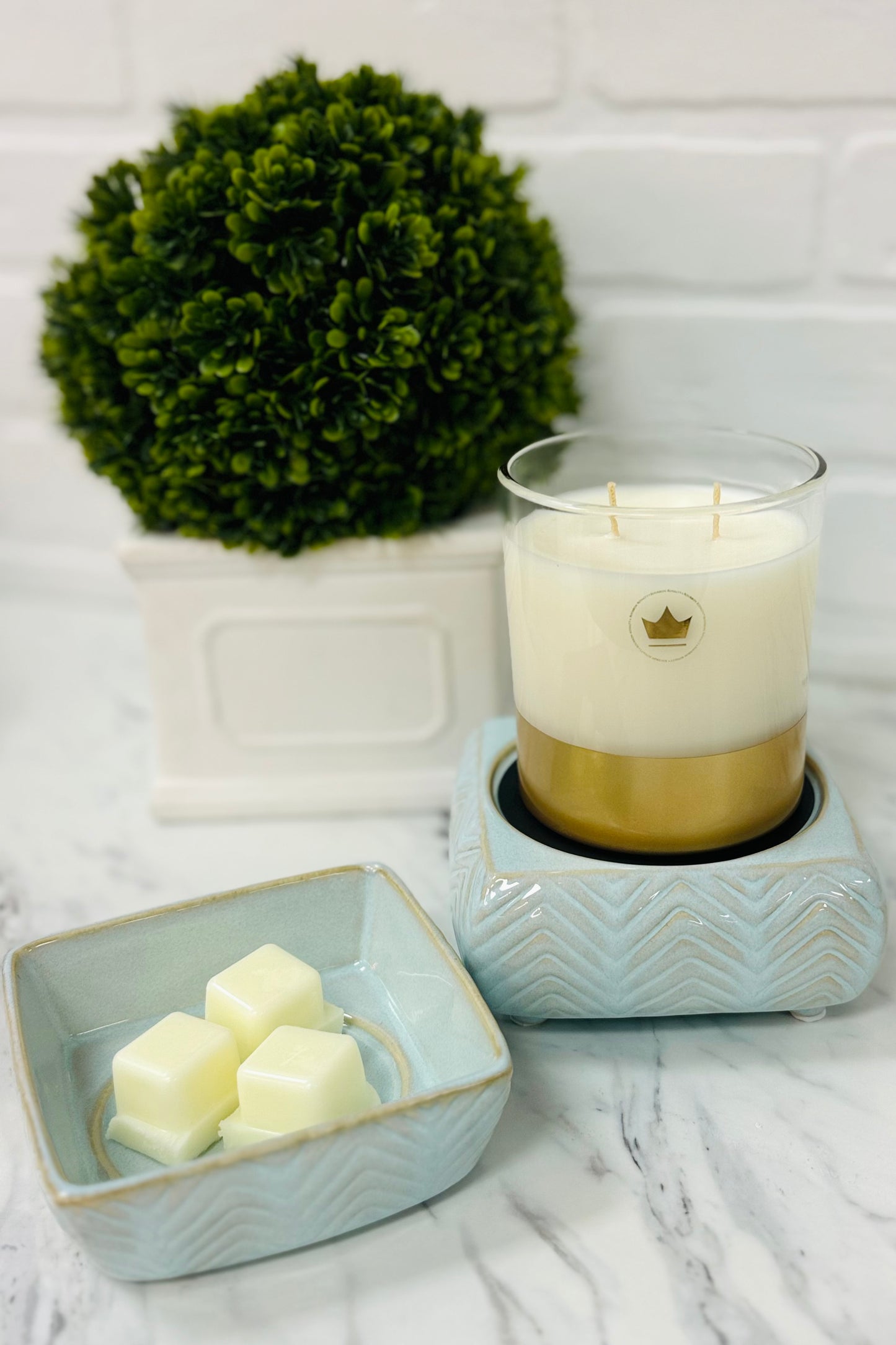 2-in-1 Fragrance Warmers - Classic: Chevron