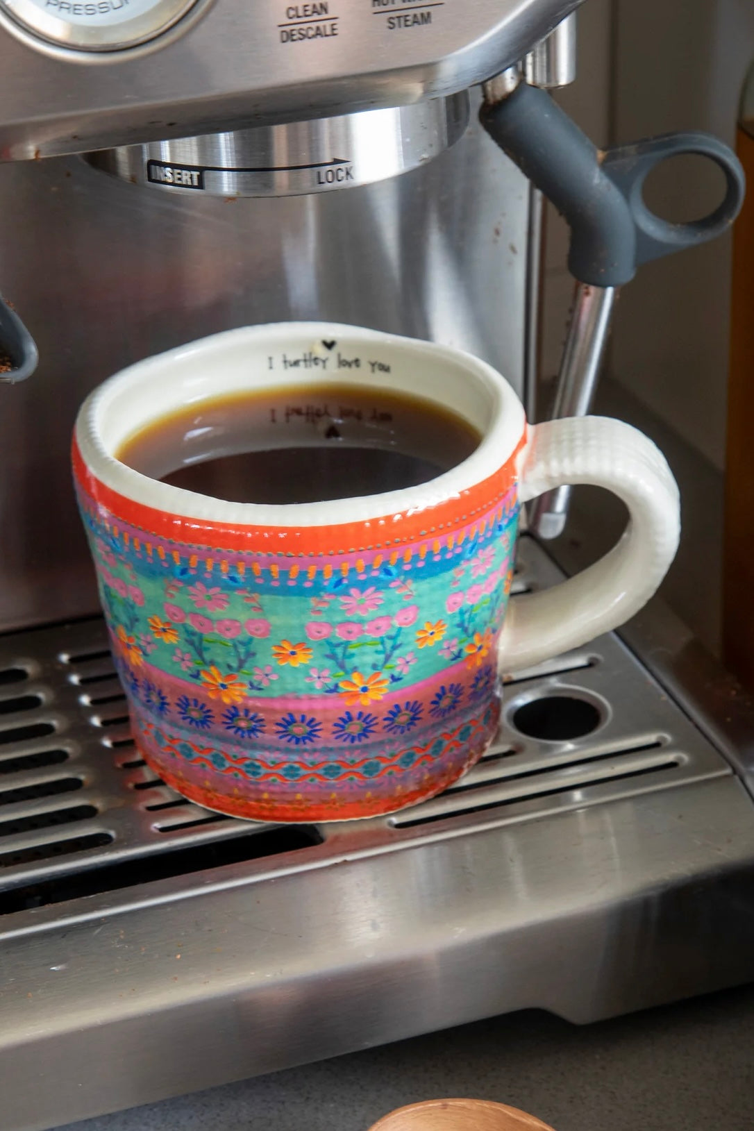 Natural Life Peek-A-Boo Coffee Mug- Turtle