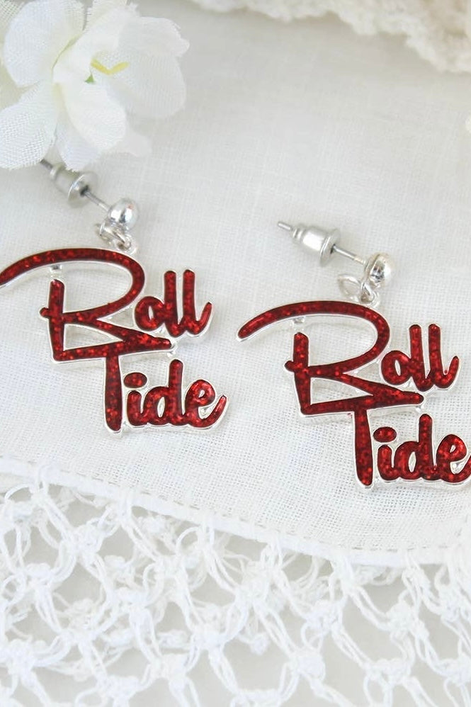 Alabama Slogan Earring