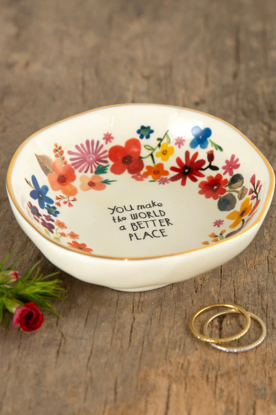 Natural Life Giving Trinket Bowl - You Make The World Better