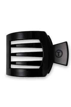 Teleties Square Flat Black Hair Clip