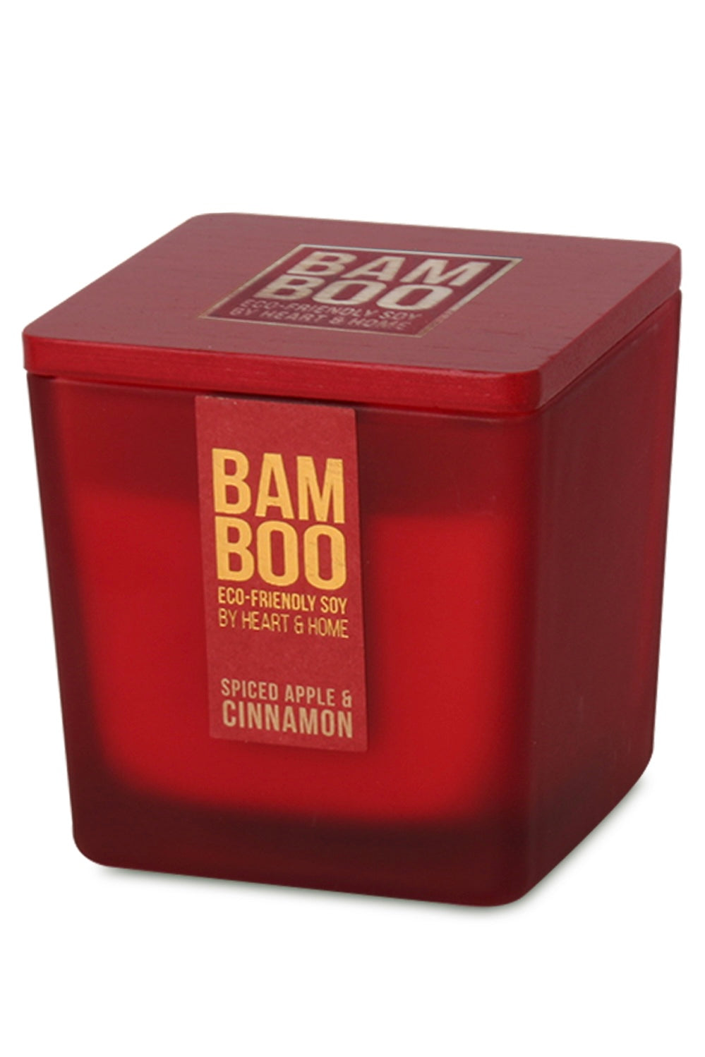 Spiced Apples and Cinnamon Bamboo Eco-Friendly Soy Candle