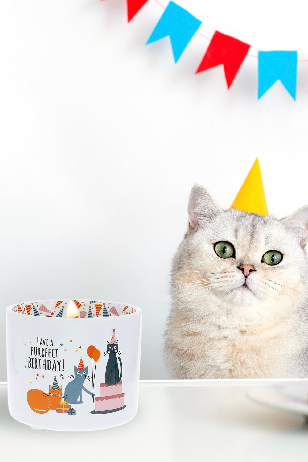 Purrfect Birthday Wax Reveal 8 Ounce Candle