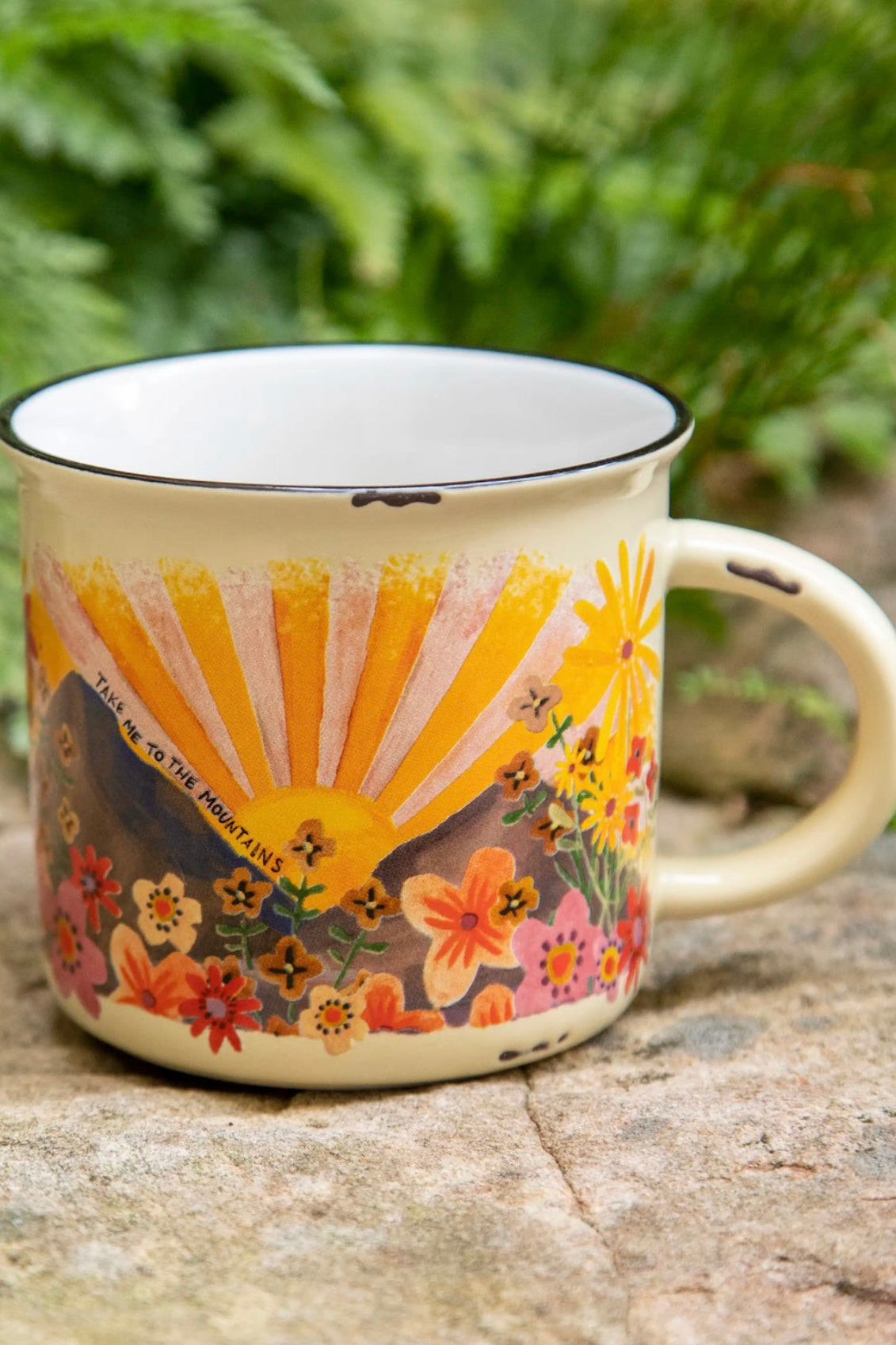 Natural Life Camp Coffee Mug Take Me to the Mountains