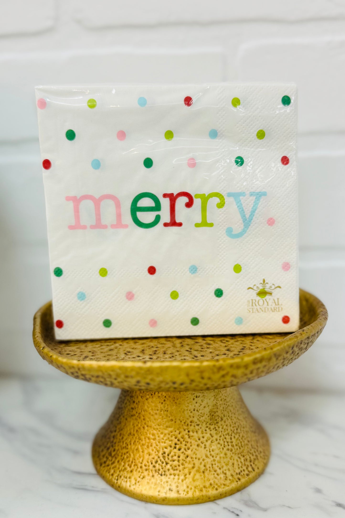 Merry Dot Cocktail Napkins