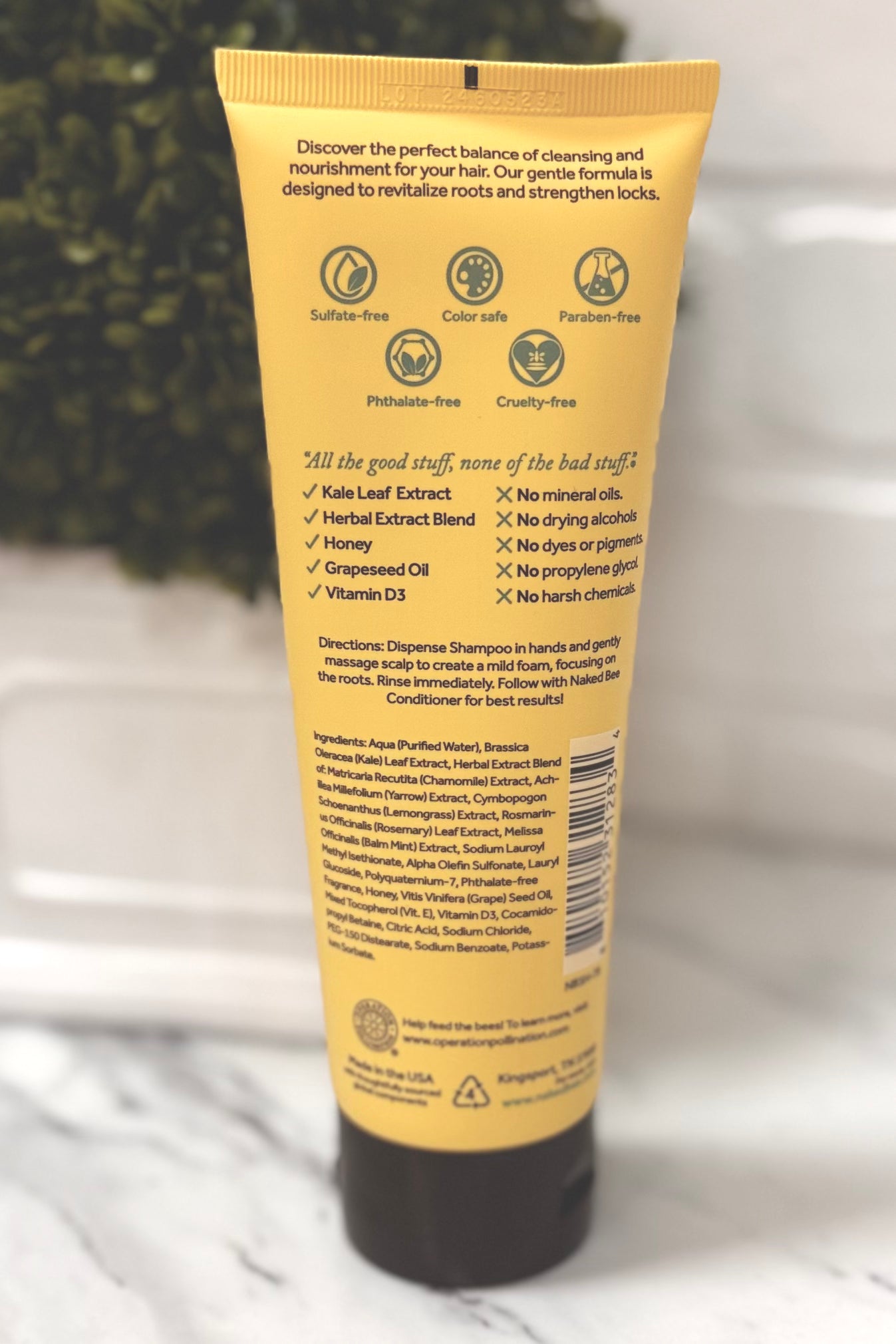 The Naked Bee Orange Blossom and Honey Sulfate-free Shampoo