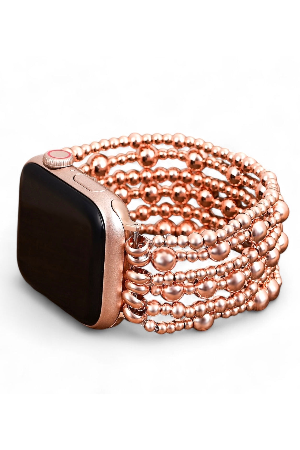 Cape Diablo Rose Gold Serenity Stack Bracelet Watch Strap for Apple Watch- Shine Bright Collection