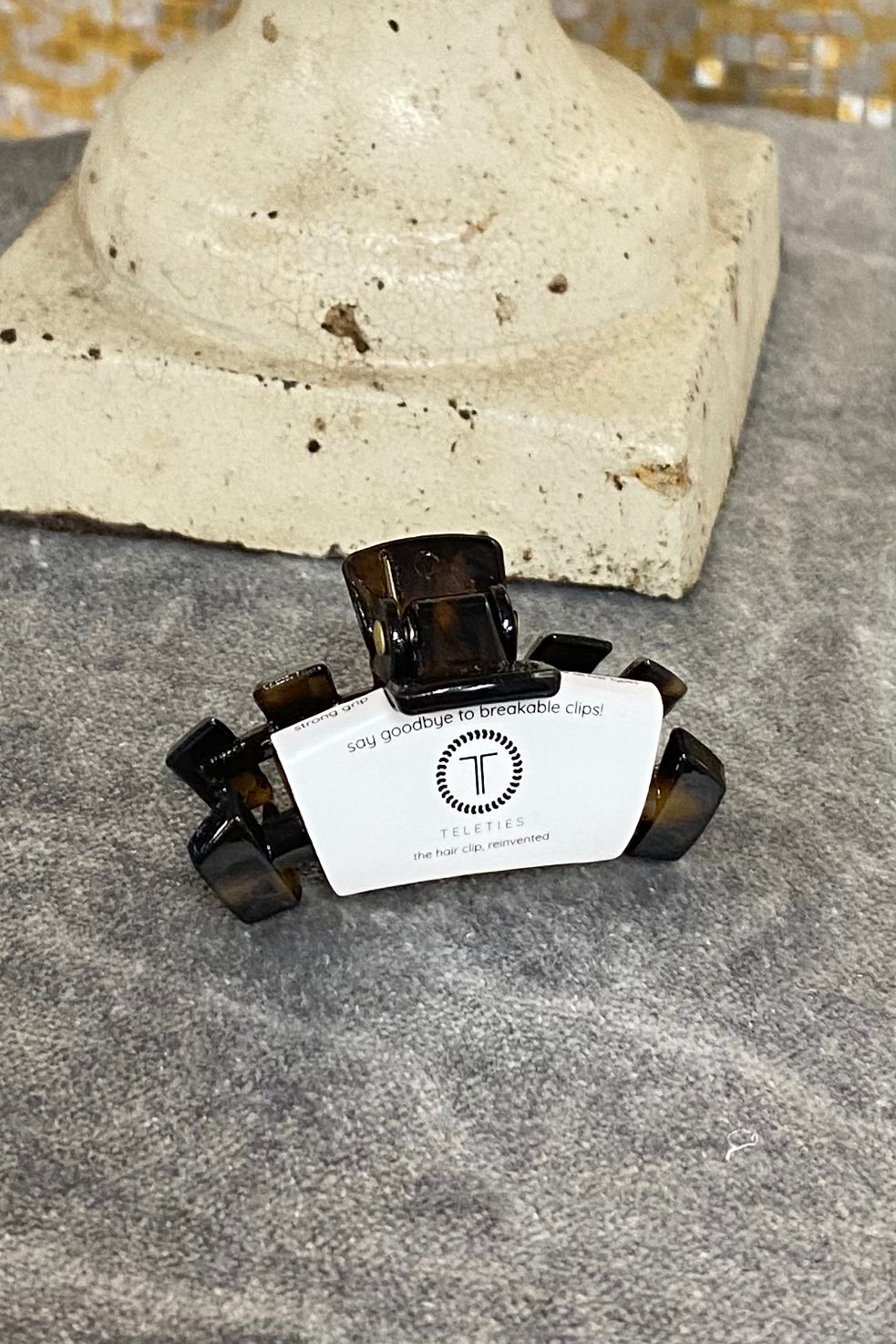 Teleties Classic Tortoise Claw Hair Clip