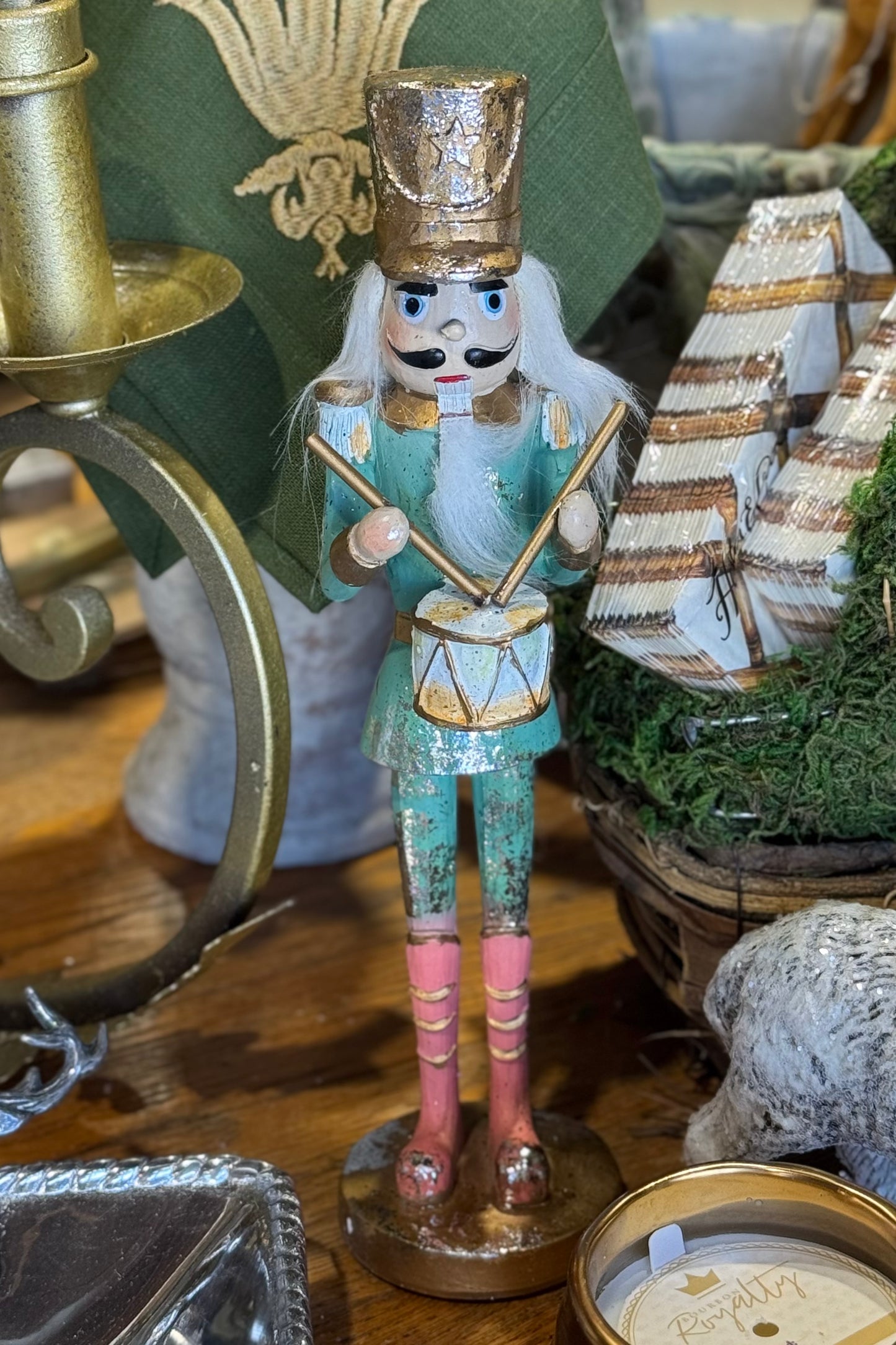 Johann Nutcracker in Mint and PInk