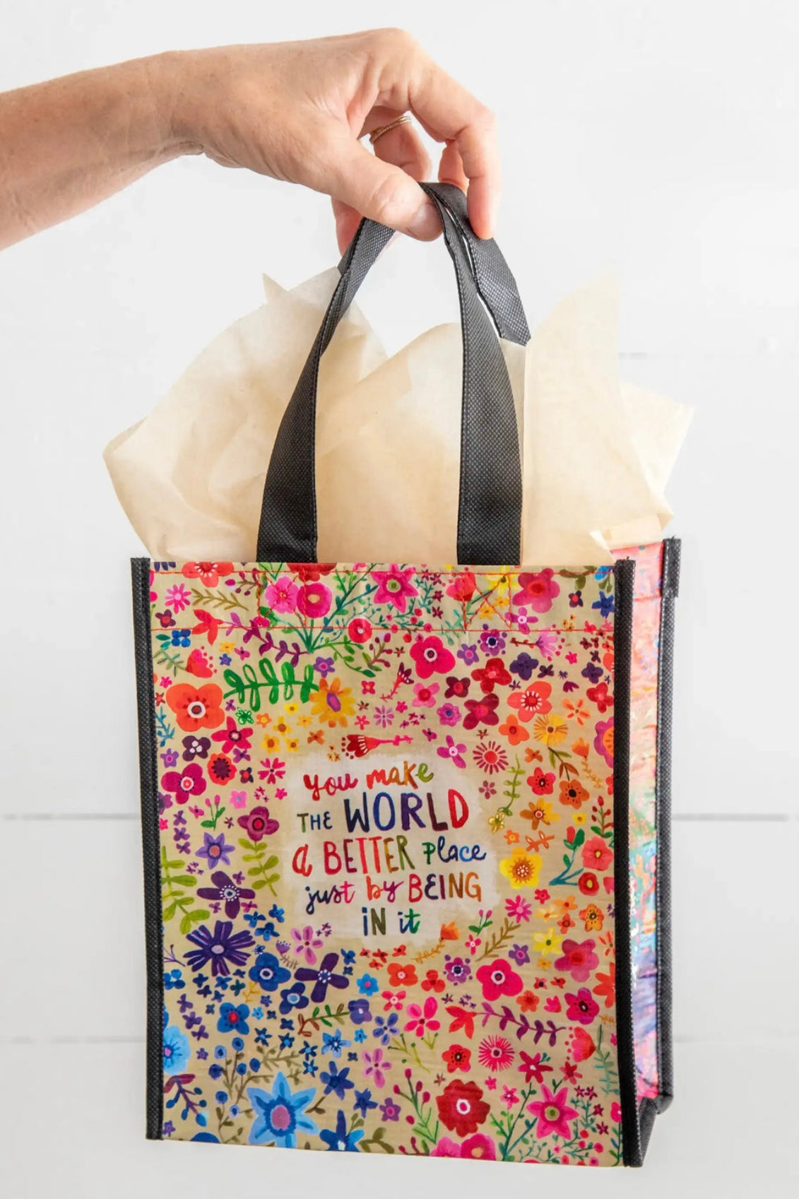 Natural Life Happy Bag- You Make the World Better
