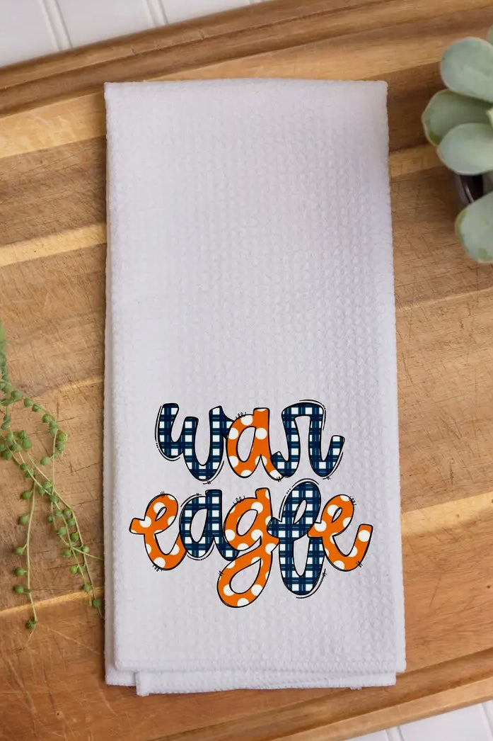 War Eagle Waffle Accent Towel