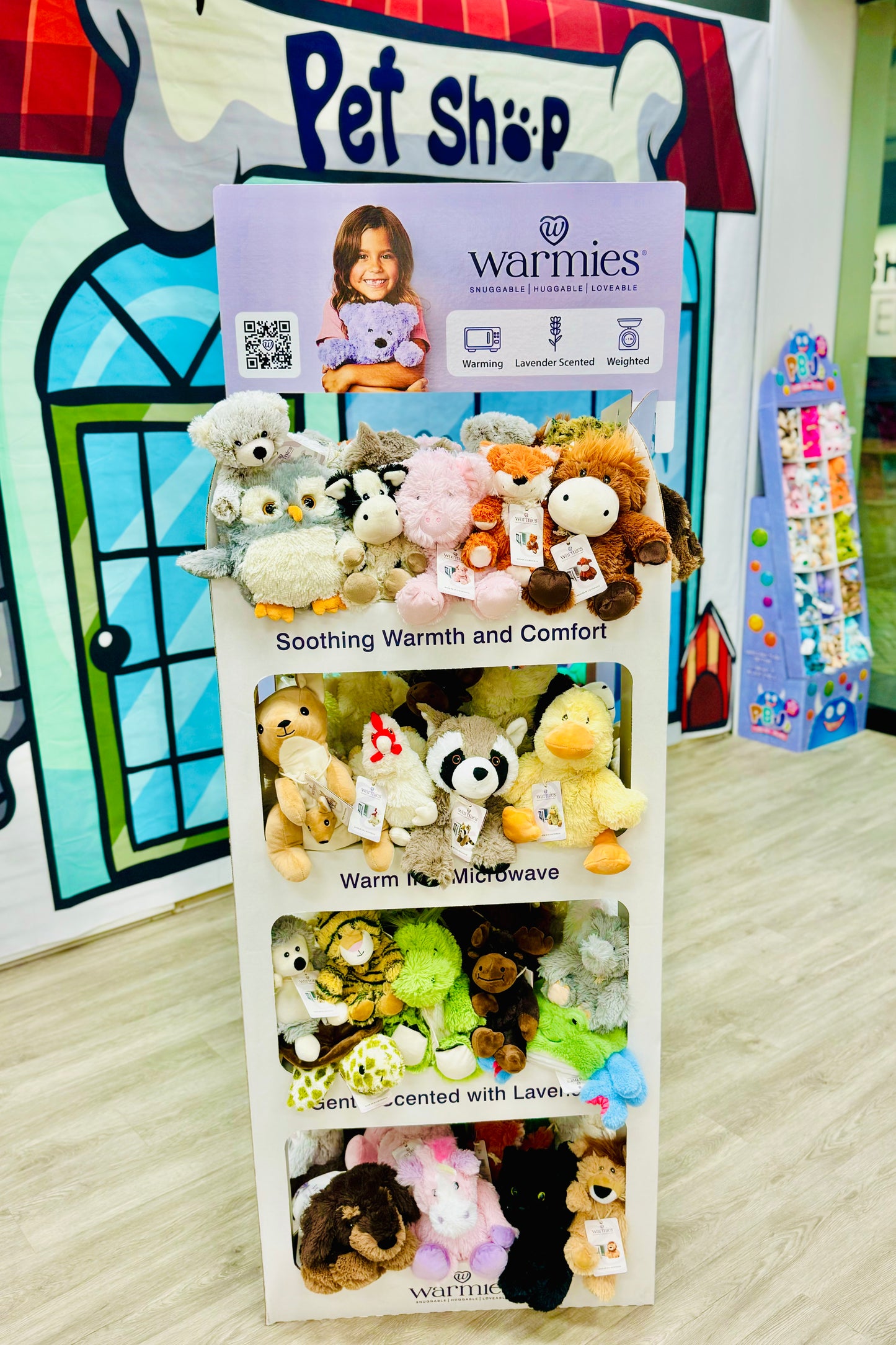 Junior Warmies Soothing Plushie- Choose from 23 styles