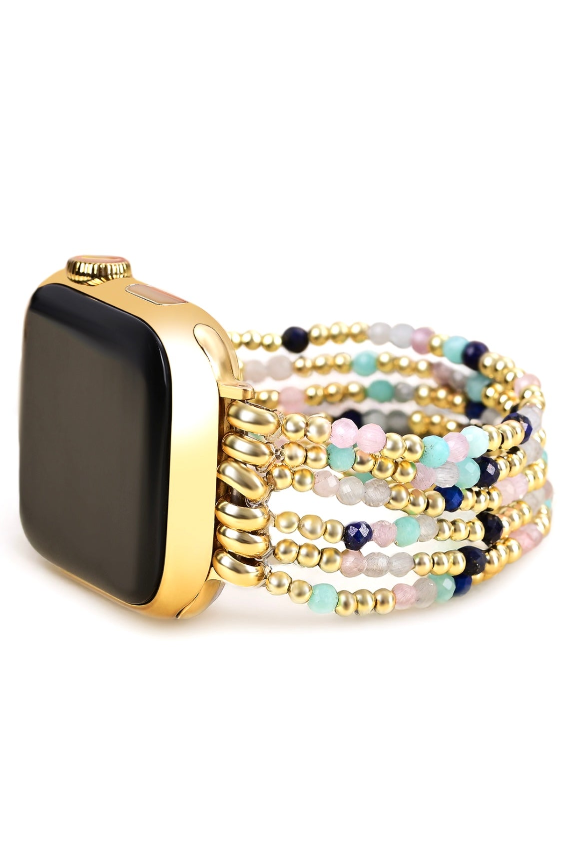 Cape Diablo Jewel Lapis Amazonite Stack Bracelet Watch Strap for Apple Watch- Shine Bright Collection