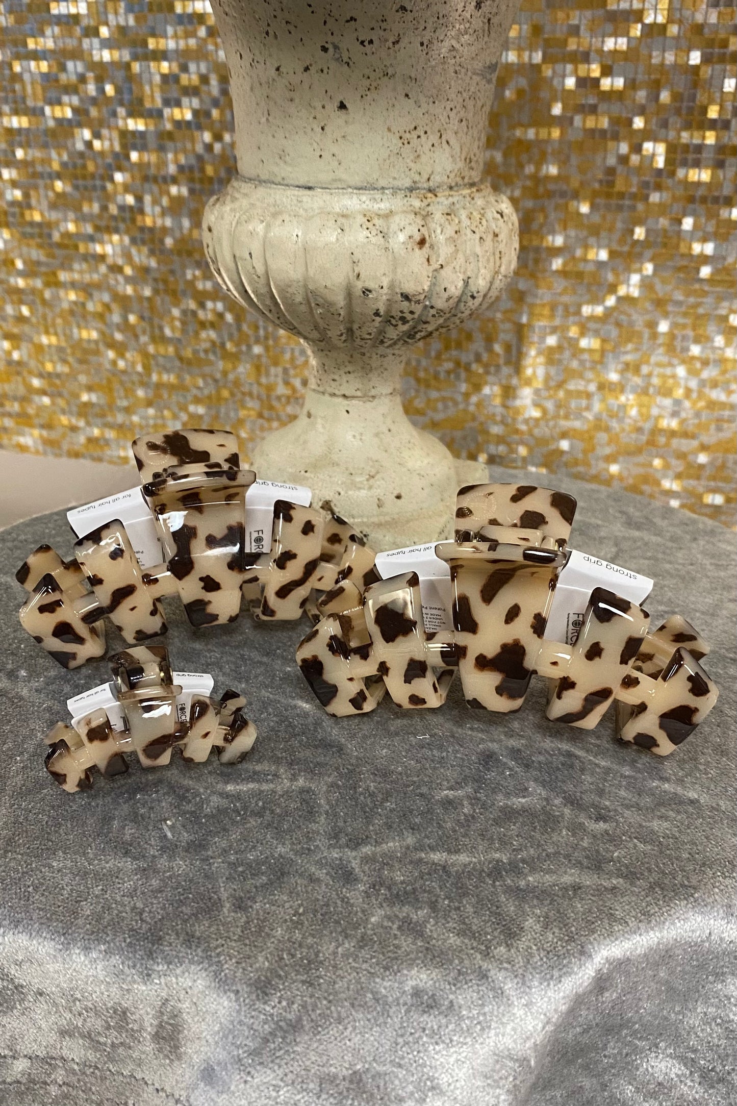 Teleties Blonde Tortoise Claw Hair Clip