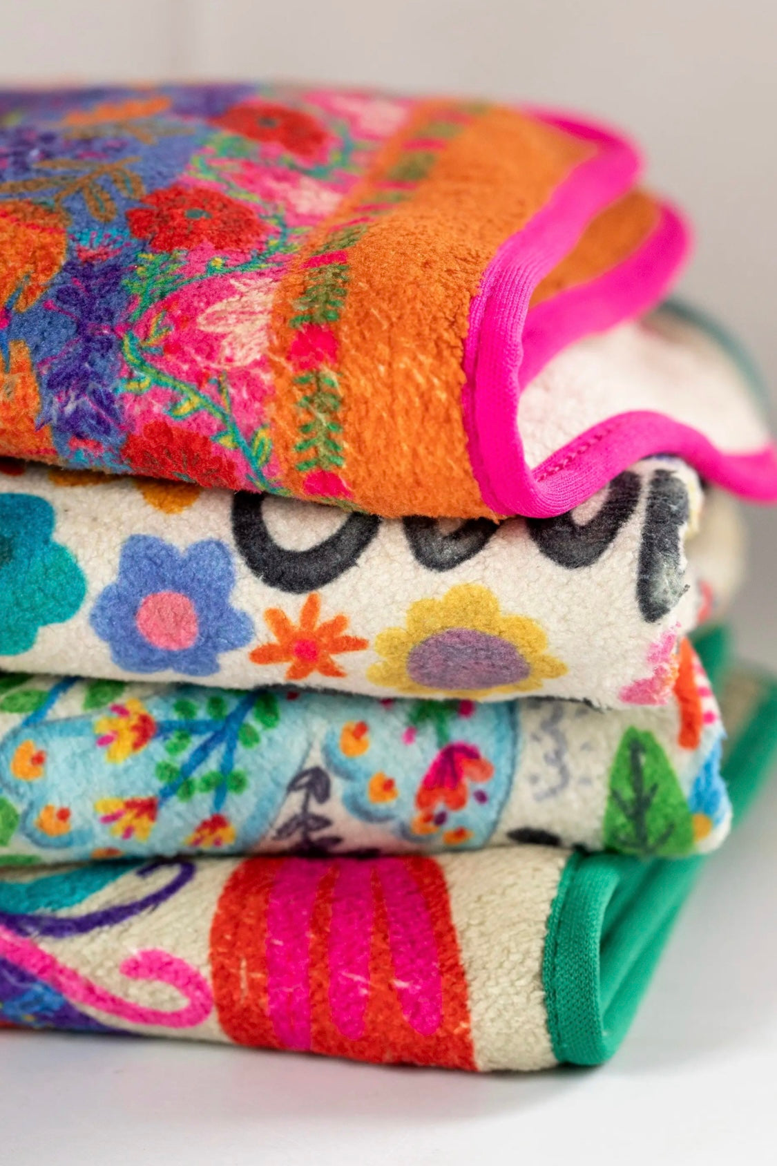 Natural Life Microfiber Dish Cloth Set of 4- May Your Day