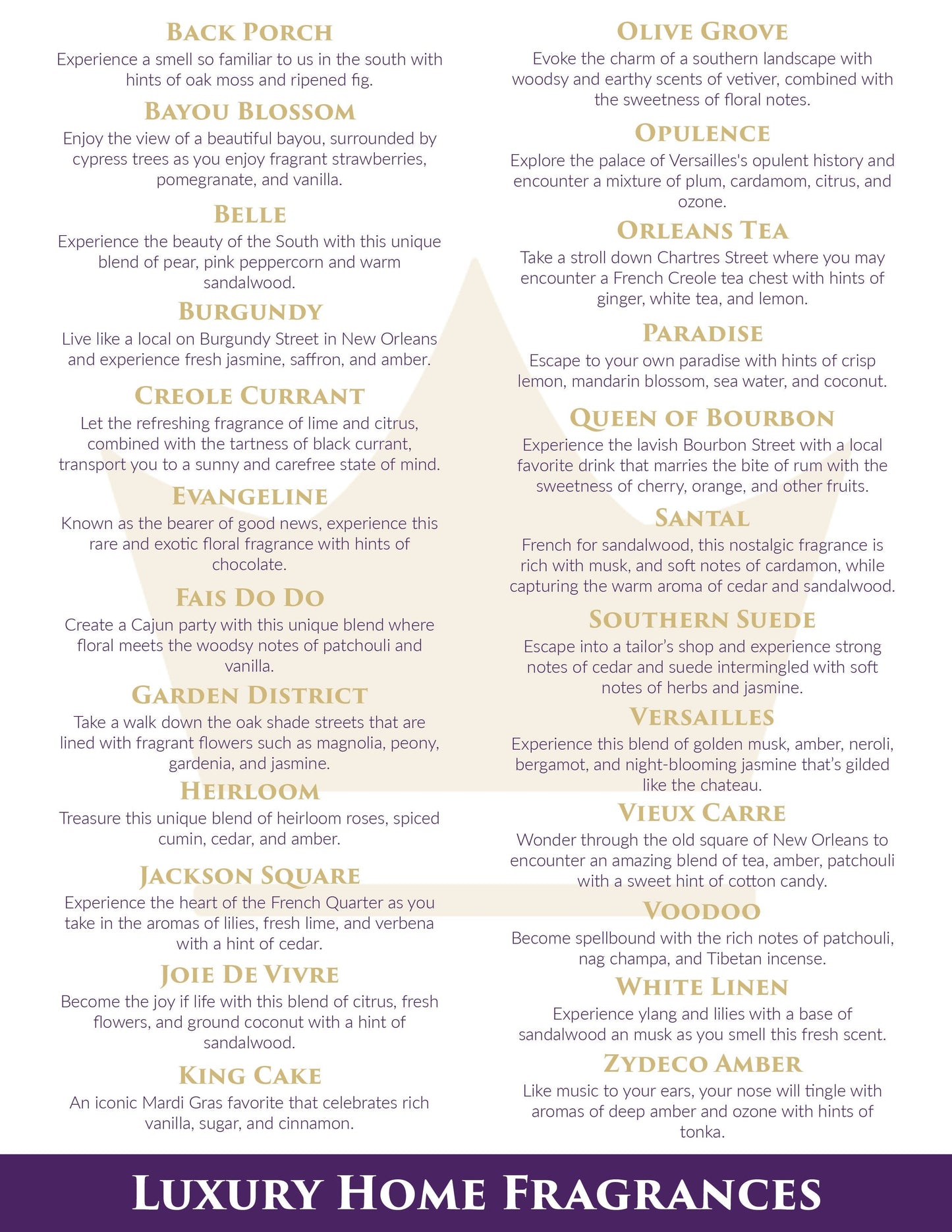 Bourbon Royalty Midas Gold Candle (Choose from 8 Fragrances & 3 sizes)