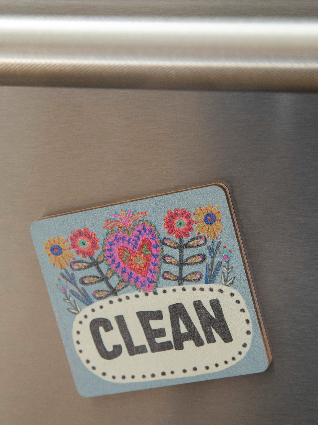 Natural Life Double-Sided Dishwasher Magnet- Heart