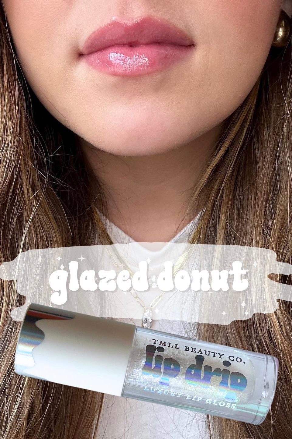 LIP DRIP GLAZED DONUT