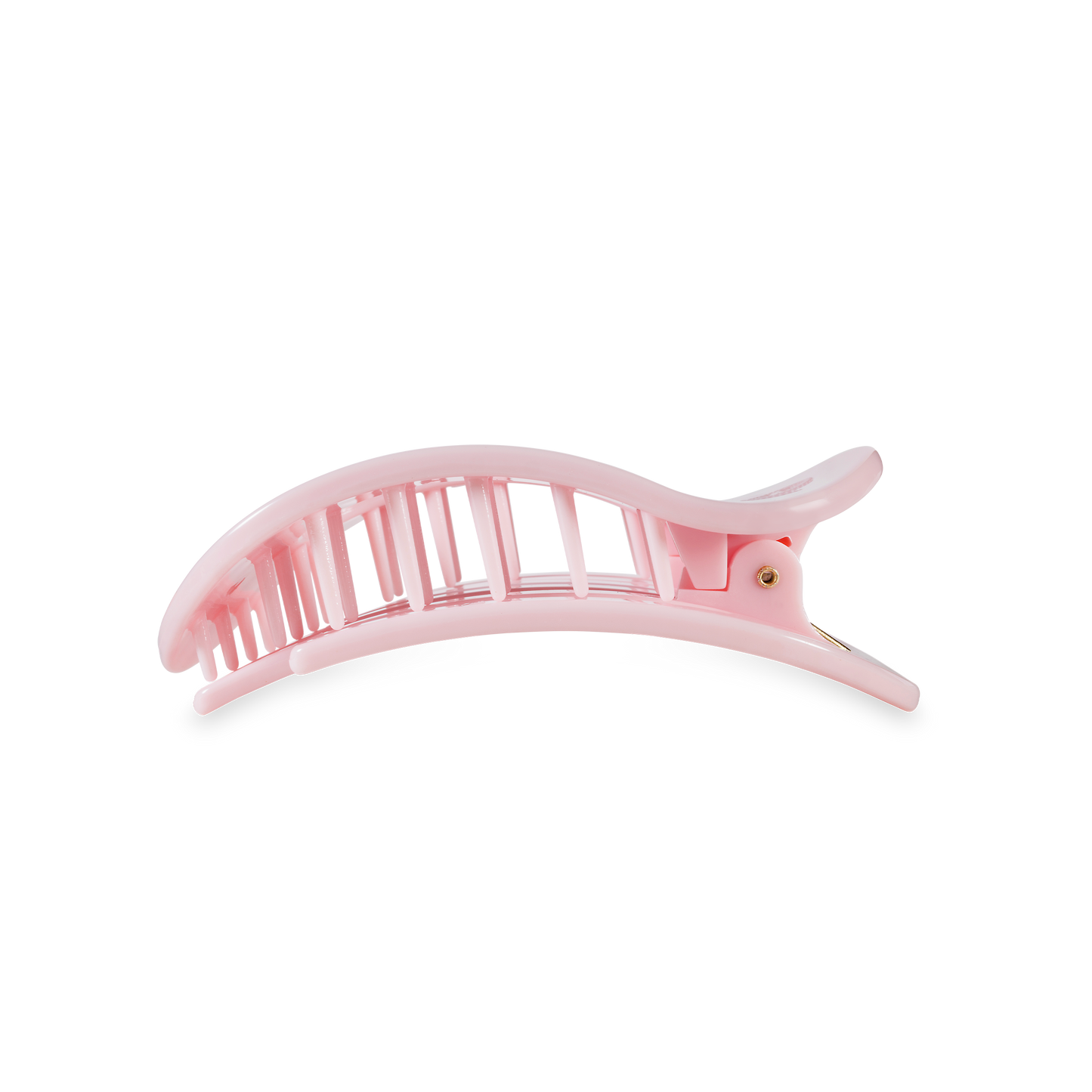 Teleties Flat Round Hair Clip | Medium | Pink Ribbon Power
