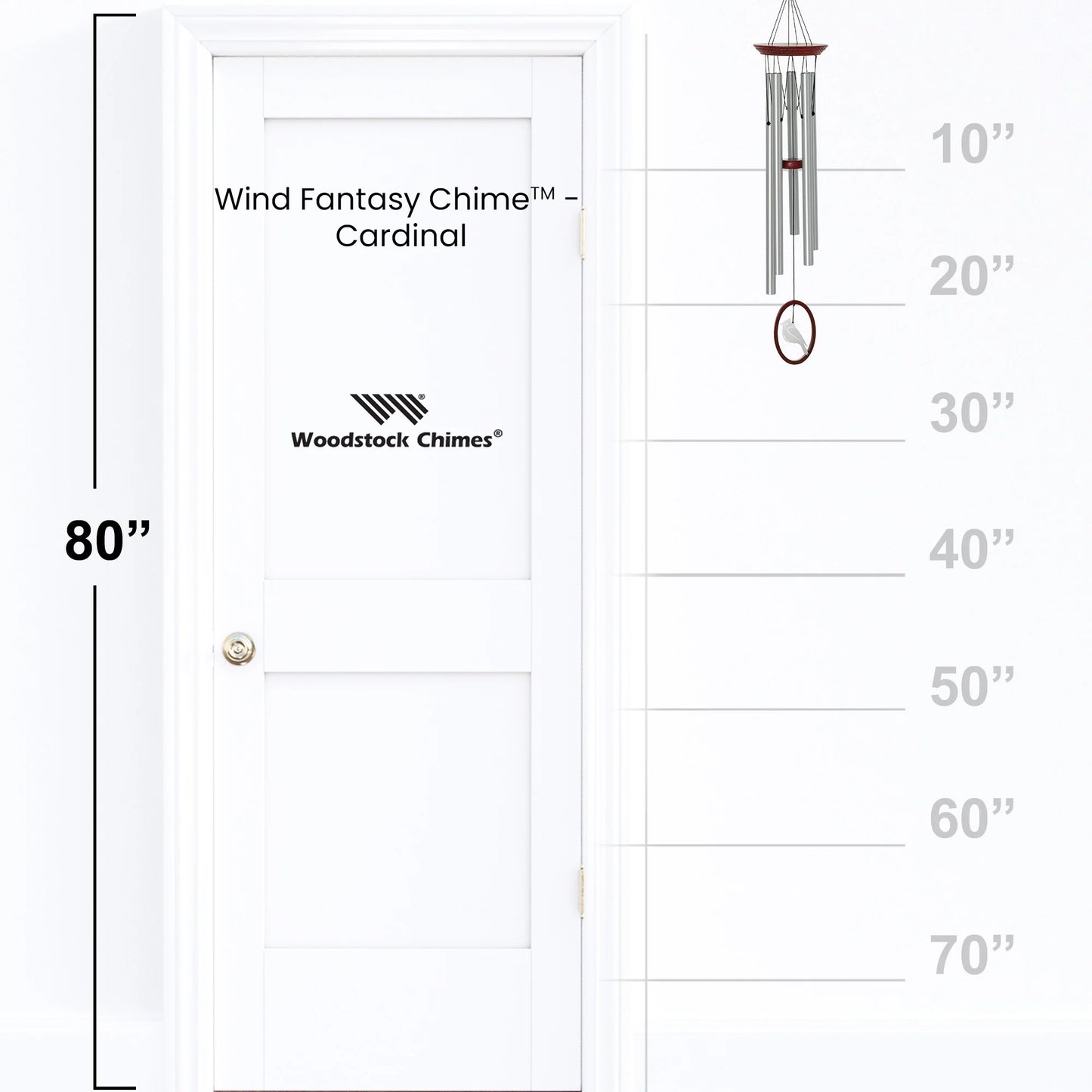 Woodstock Wind Fantasy Chime™ - Cardinal