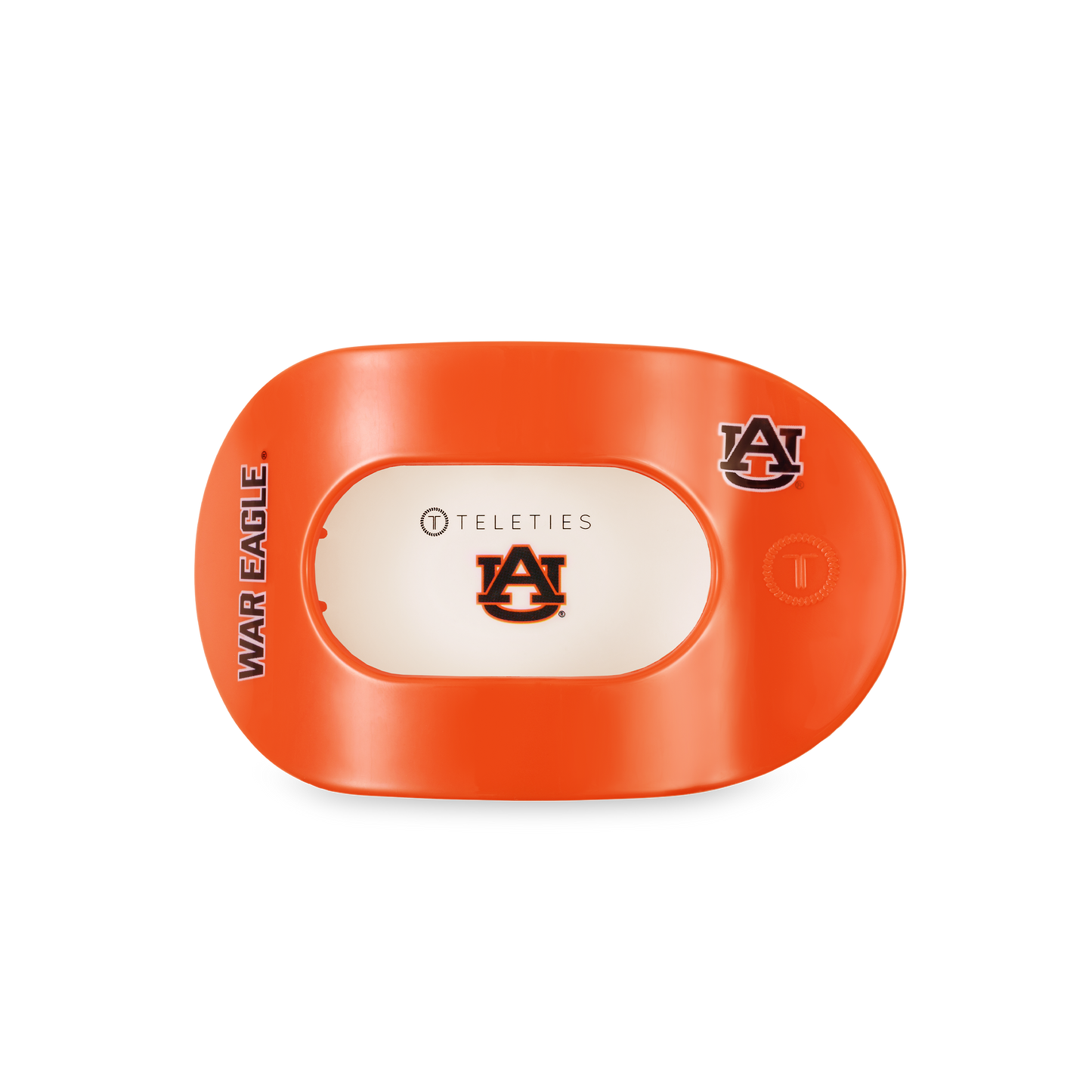 Teleties Flat Round Hair Clip | Medium | War Eagle!