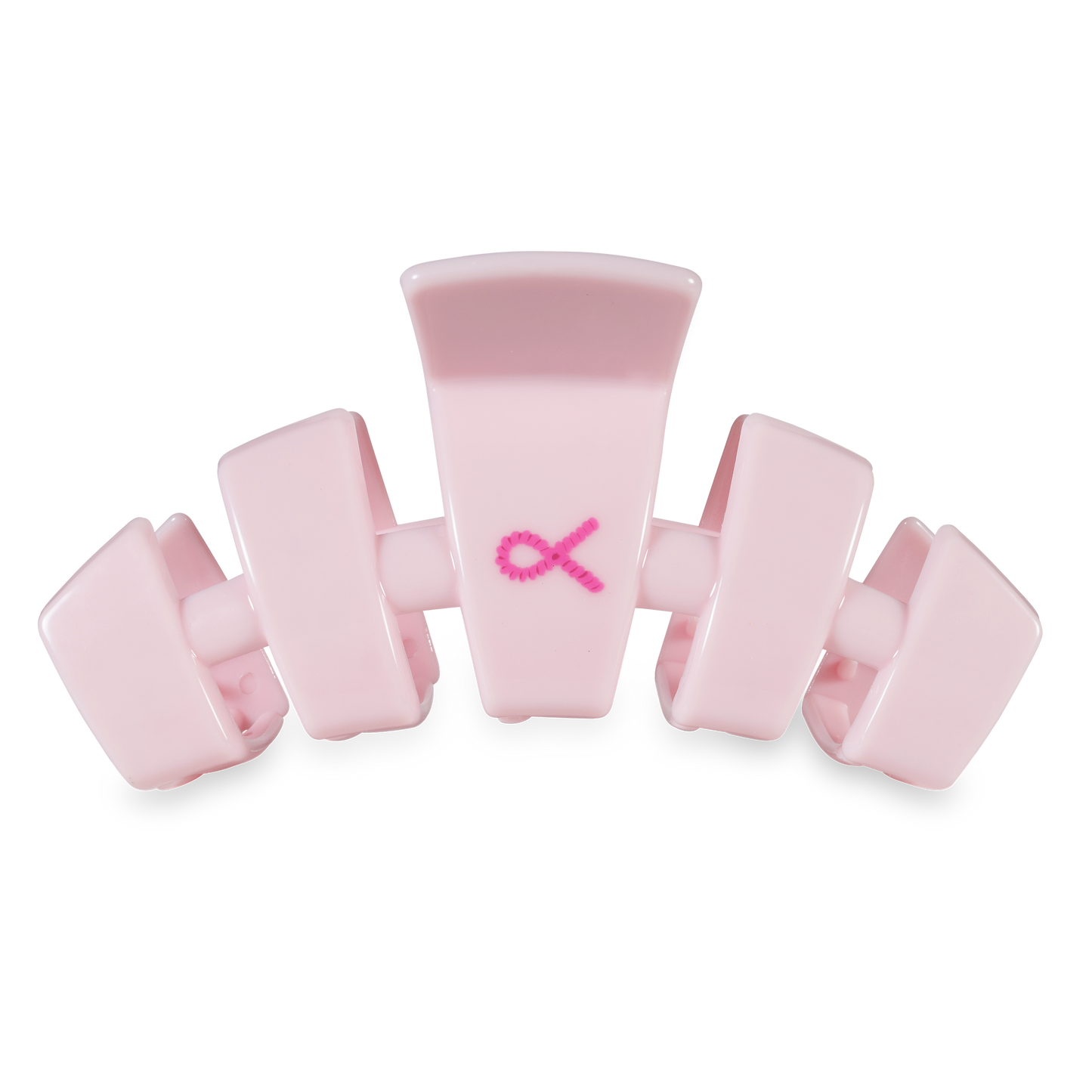 Teleties Classic Hair Clip | Large | Pink Ribbon Power