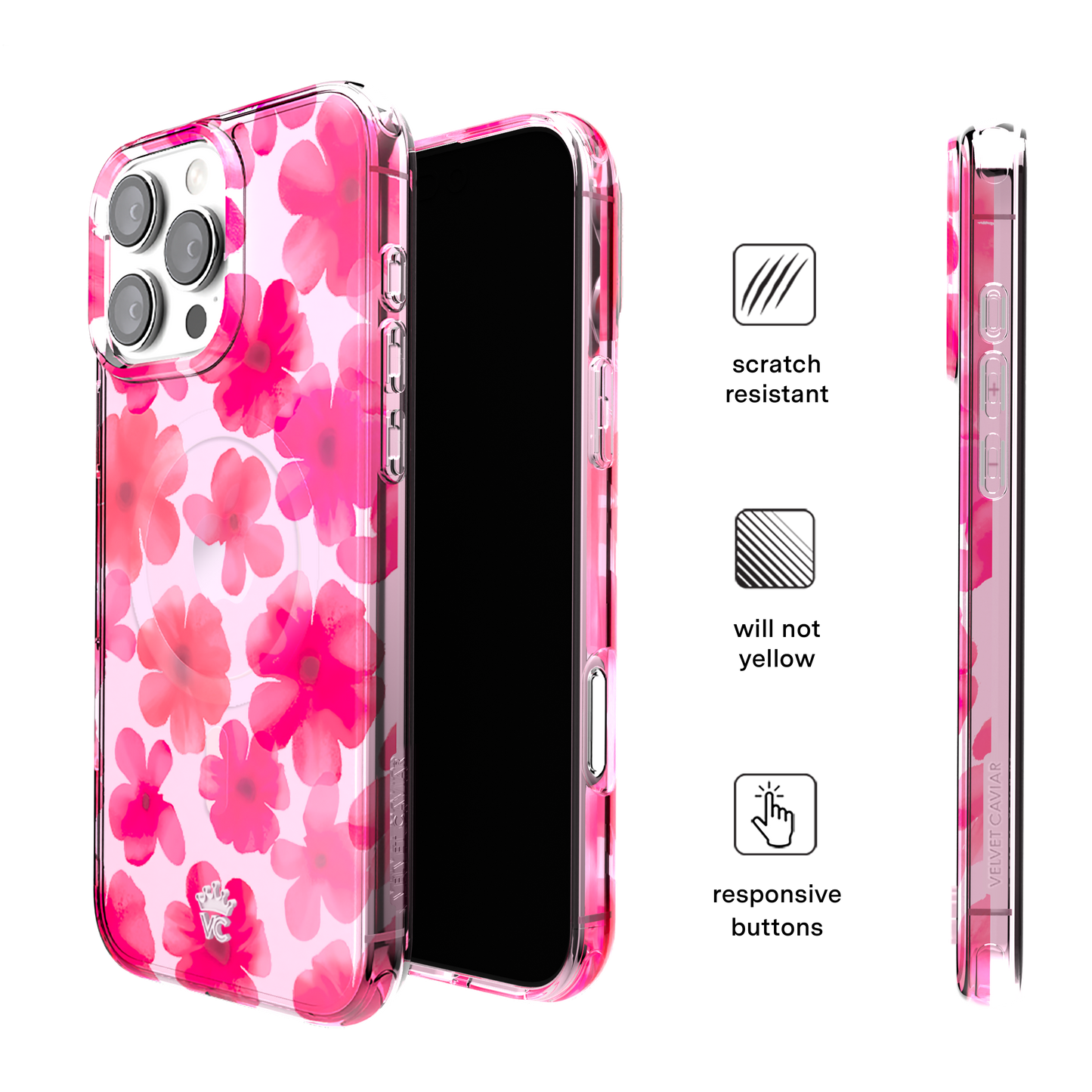 iPhone 16 Pro Max MagSafe Case- Cherry Blossom