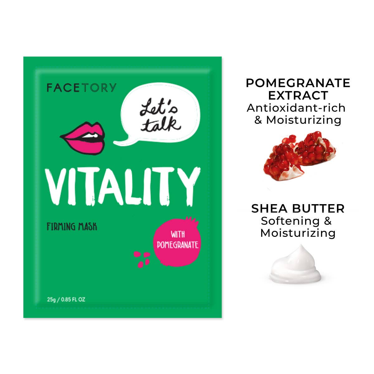 FaceTory Let's Talk Vitality Firming Face Mask - Korean Beauty