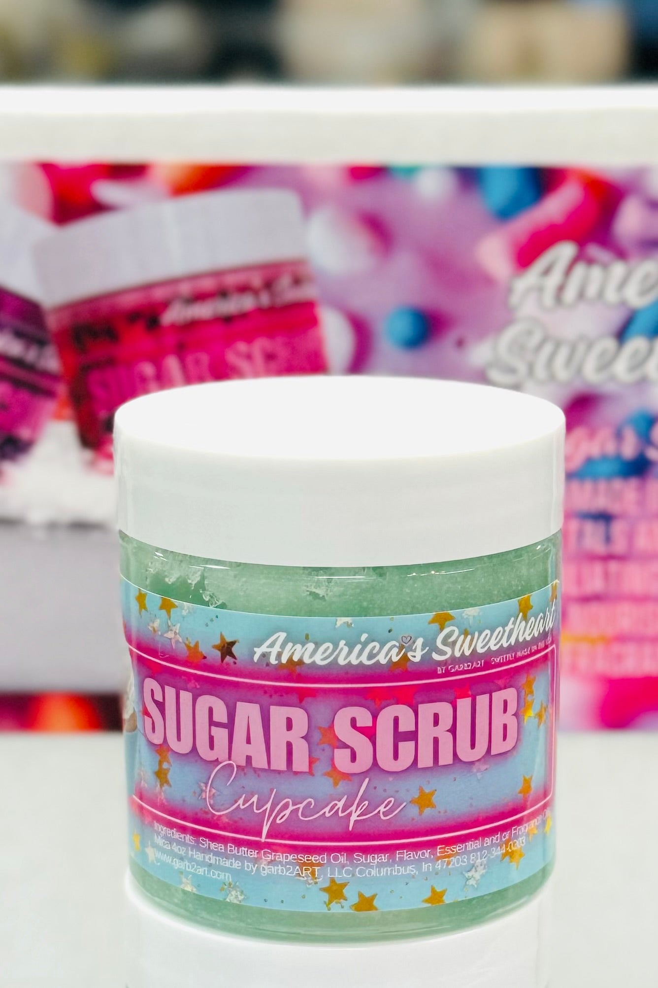 America’s Sweetheart Sugar Scrub by Garb2Art (Choose from 3)