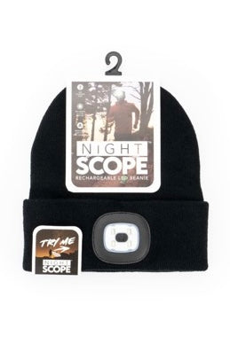 Night Scope Rechargeable LED Beanie