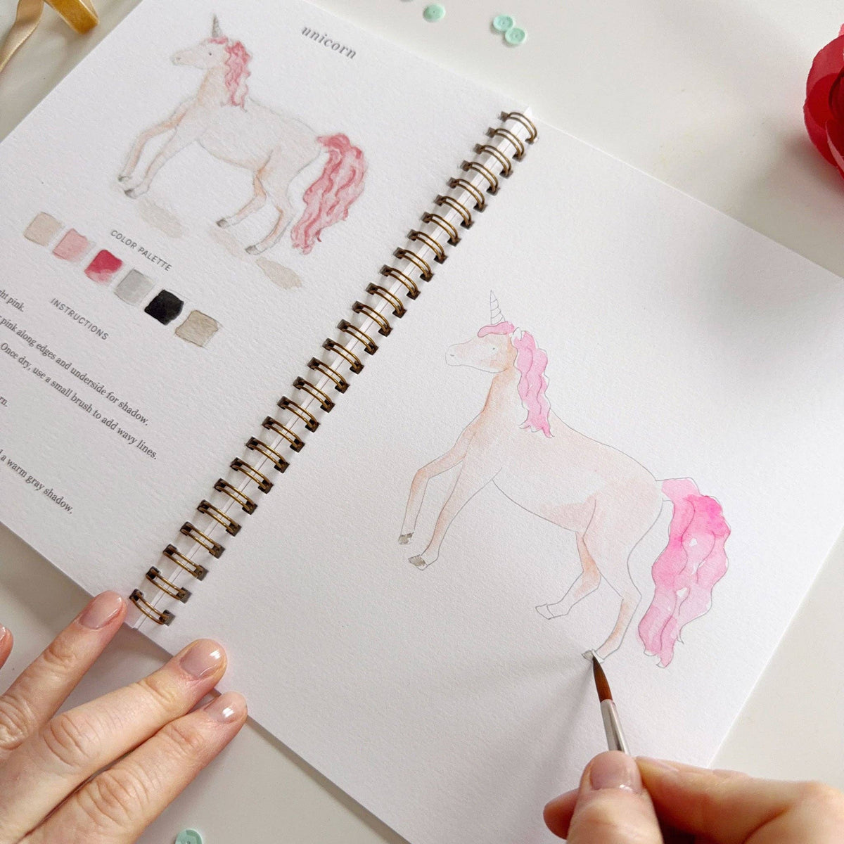 Fairytale Watercolor Workbook: Emily Lex Studio