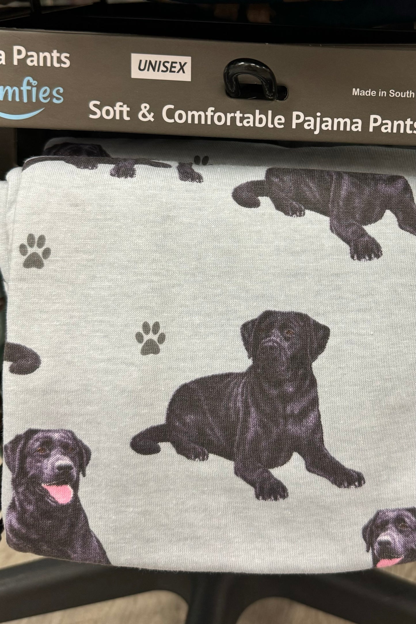 E and S Pets Pajama Pants labrador black