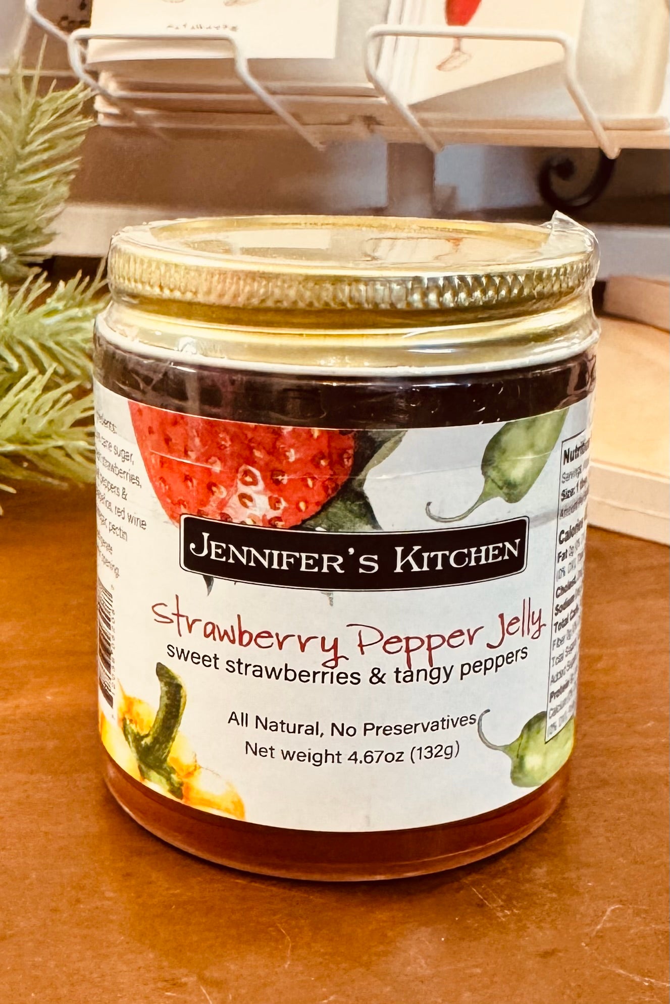 Jennifer's Kitchen 4 oz Pepper Jelly- Choose your flavor