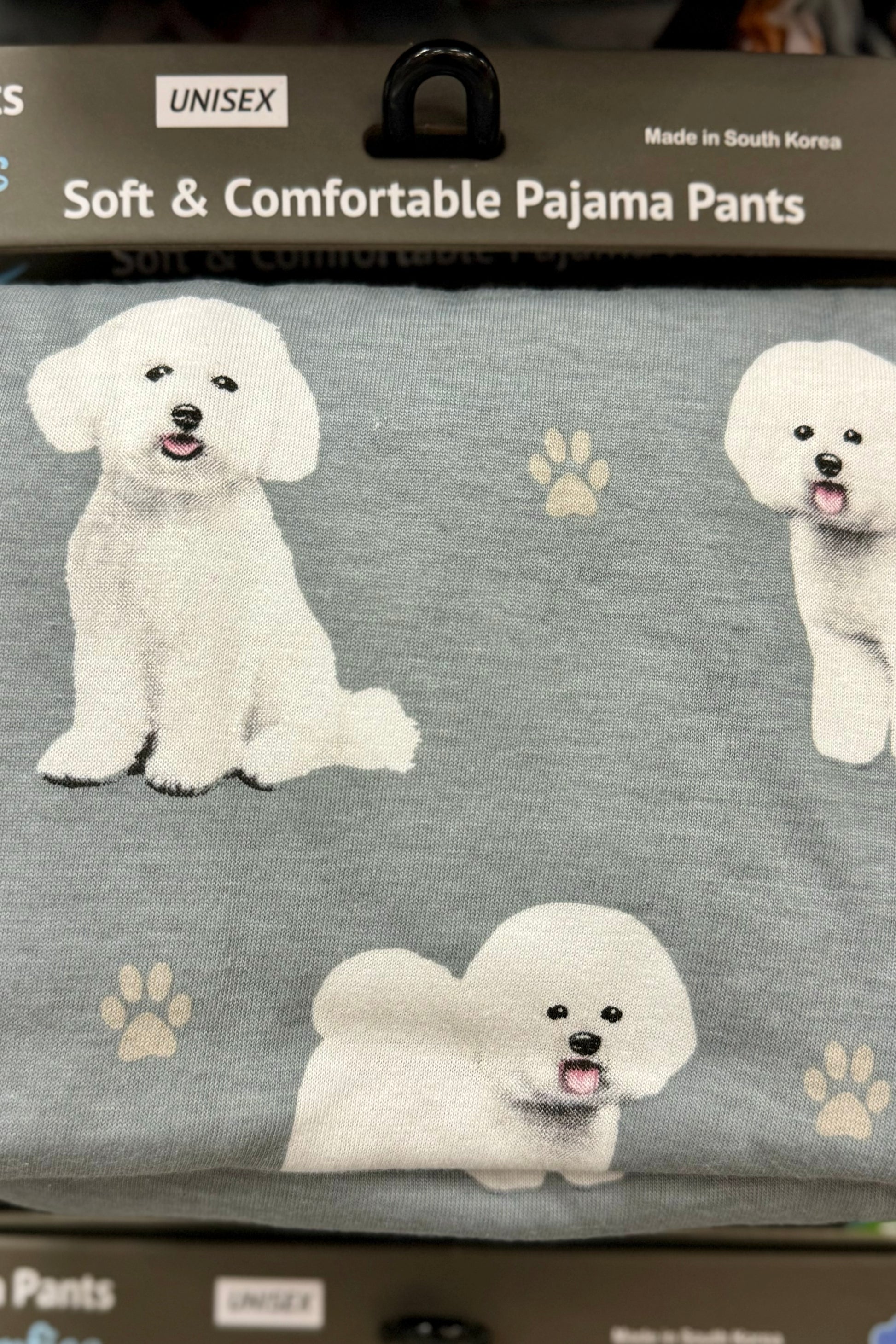 E and S Pets Pajama Pants bichon frise