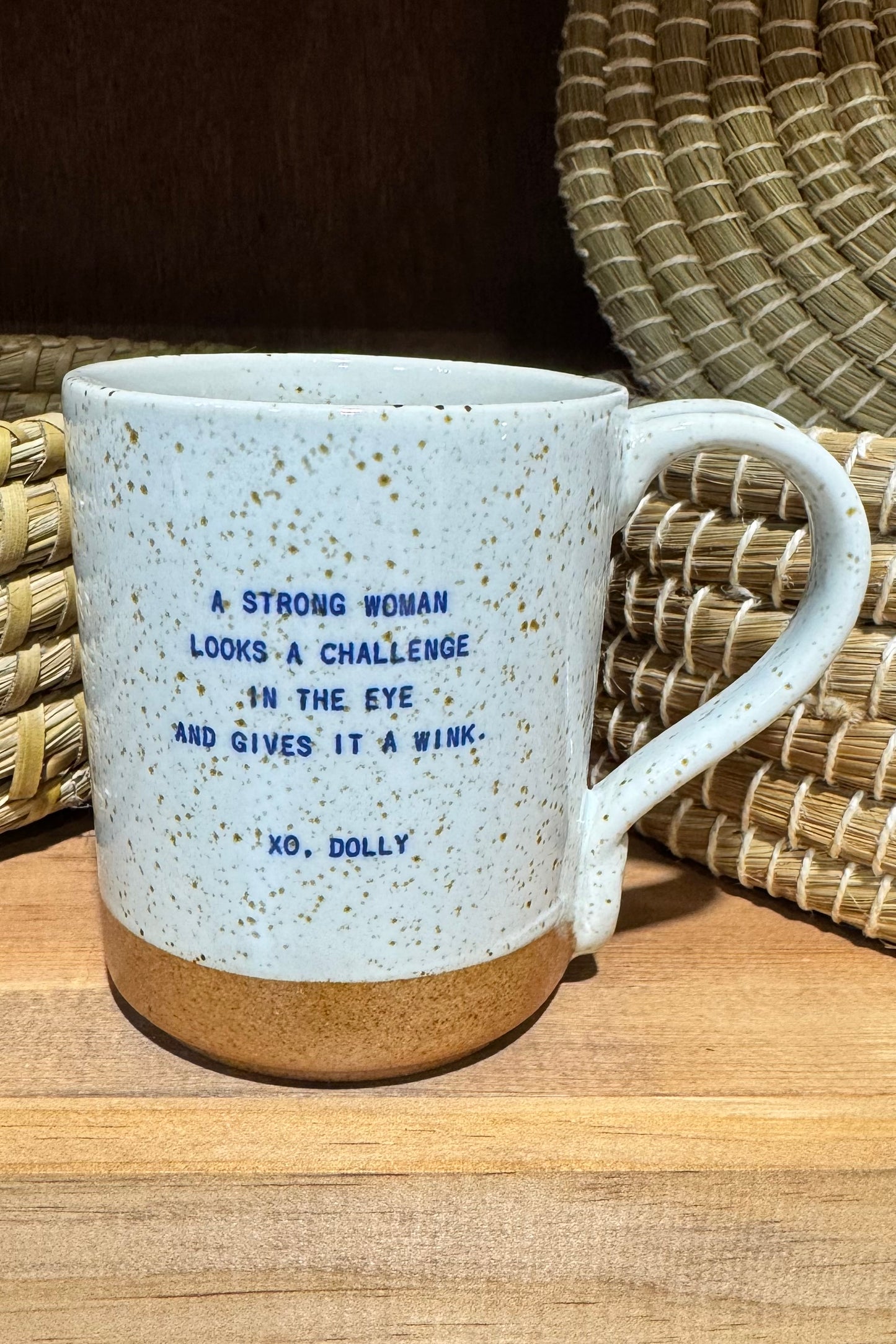A Strong Woman... XO Dolly Mug by Sugarboo
