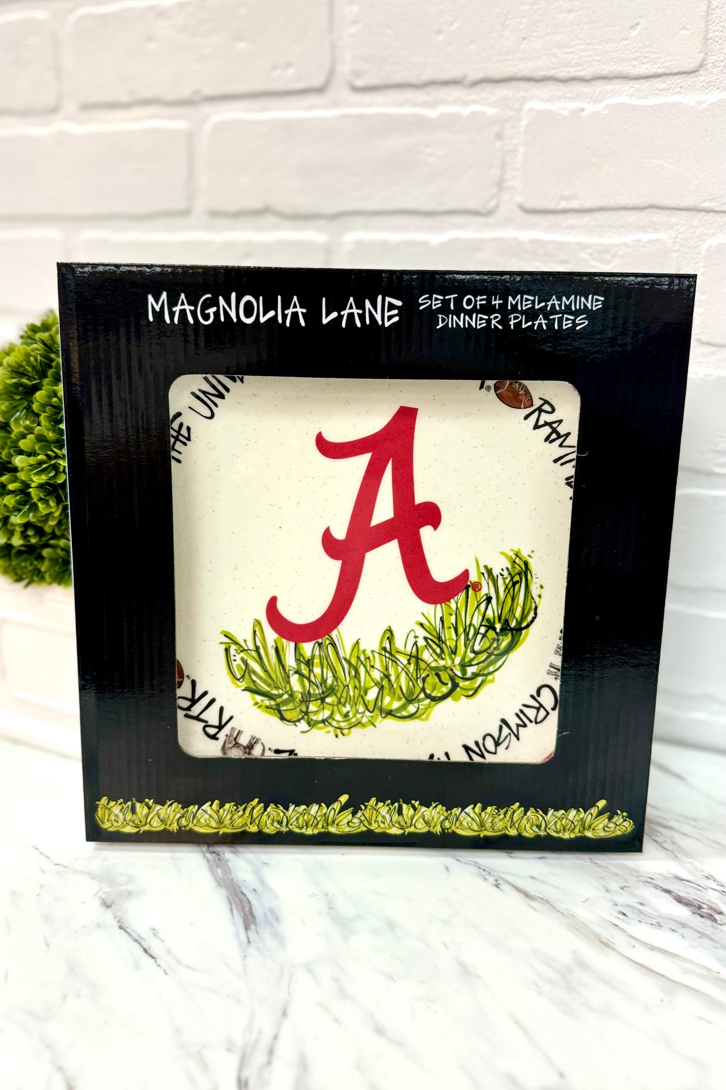 University of Alabama Melamine Plate Set of 4