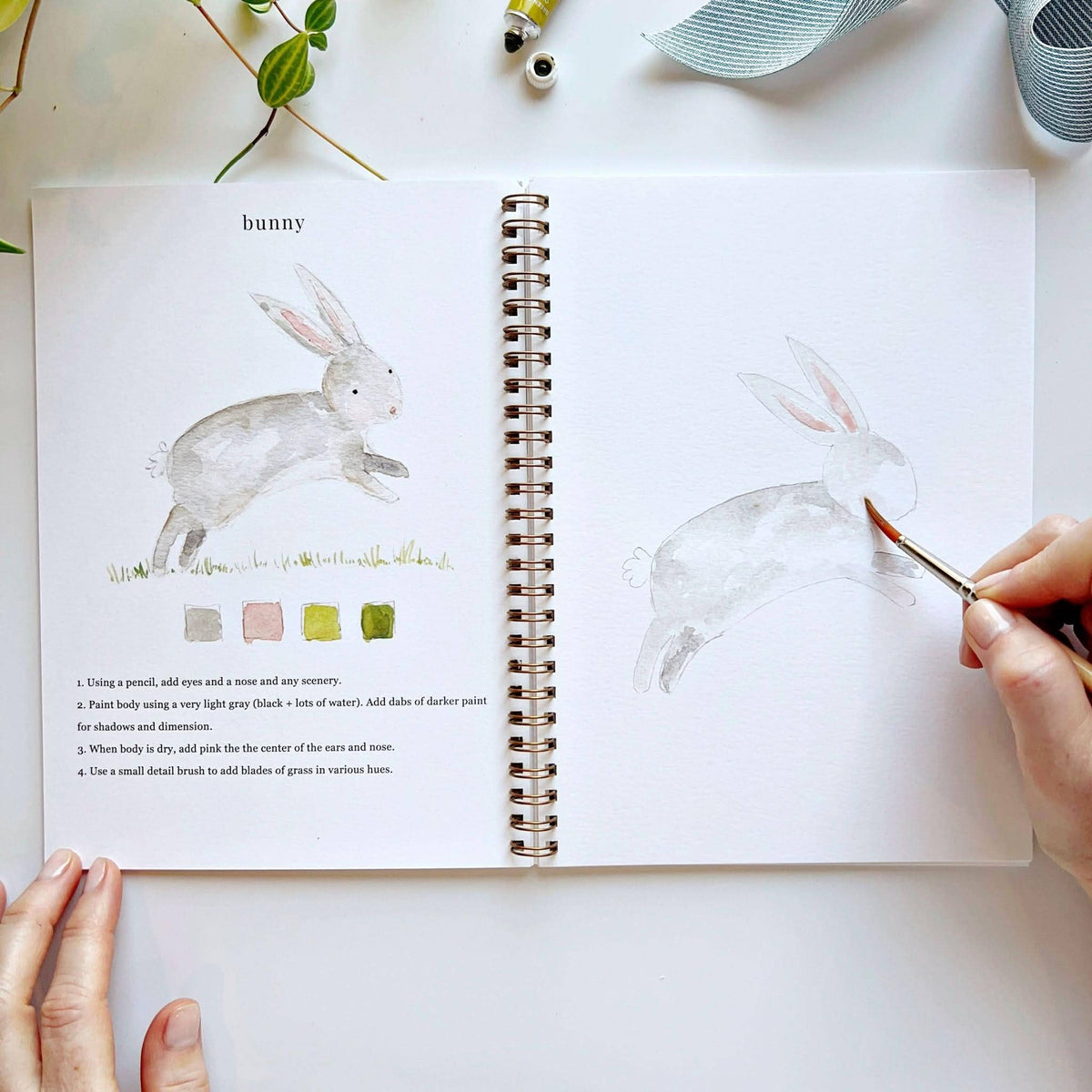 Animals Watercolor Workbook- Emily Lex Studio